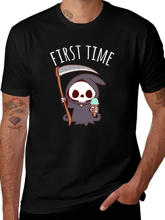 Grim Reaper First Time Ice Cream T-Shirt