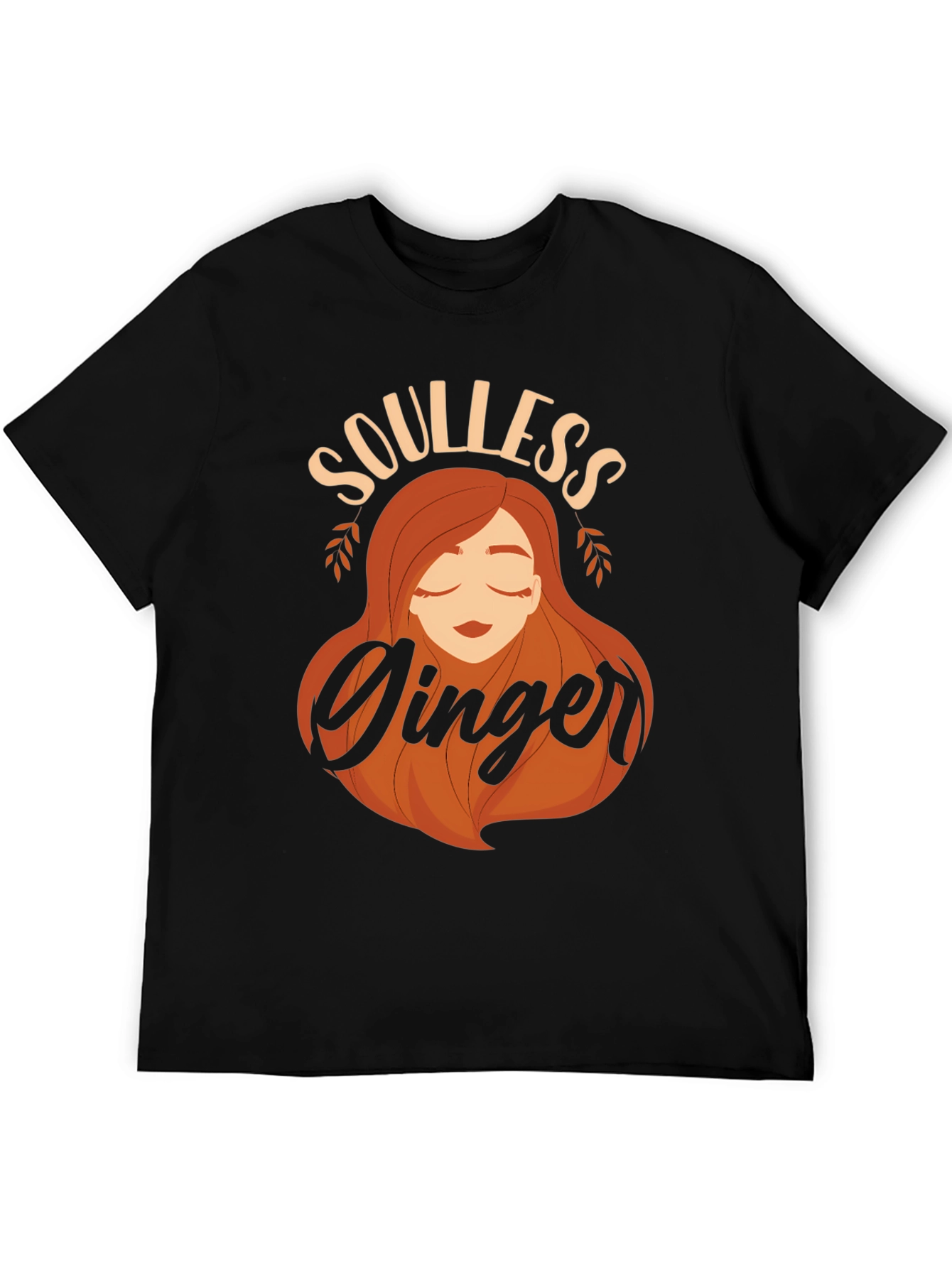 Soulless Ginger Graphic T-Shirt - Black Tee