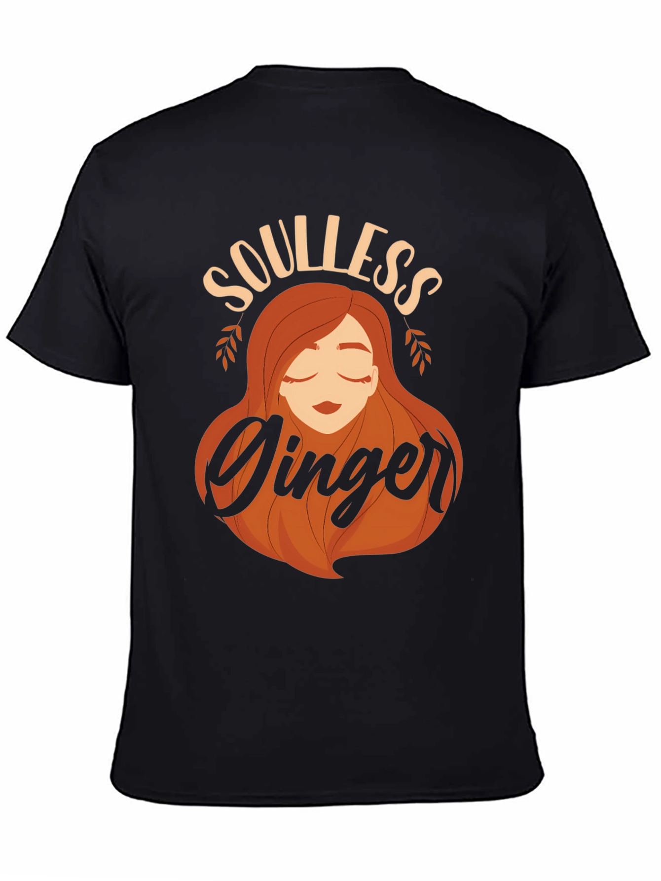 Soulless Ginger Graphic T-Shirt - Black Tee