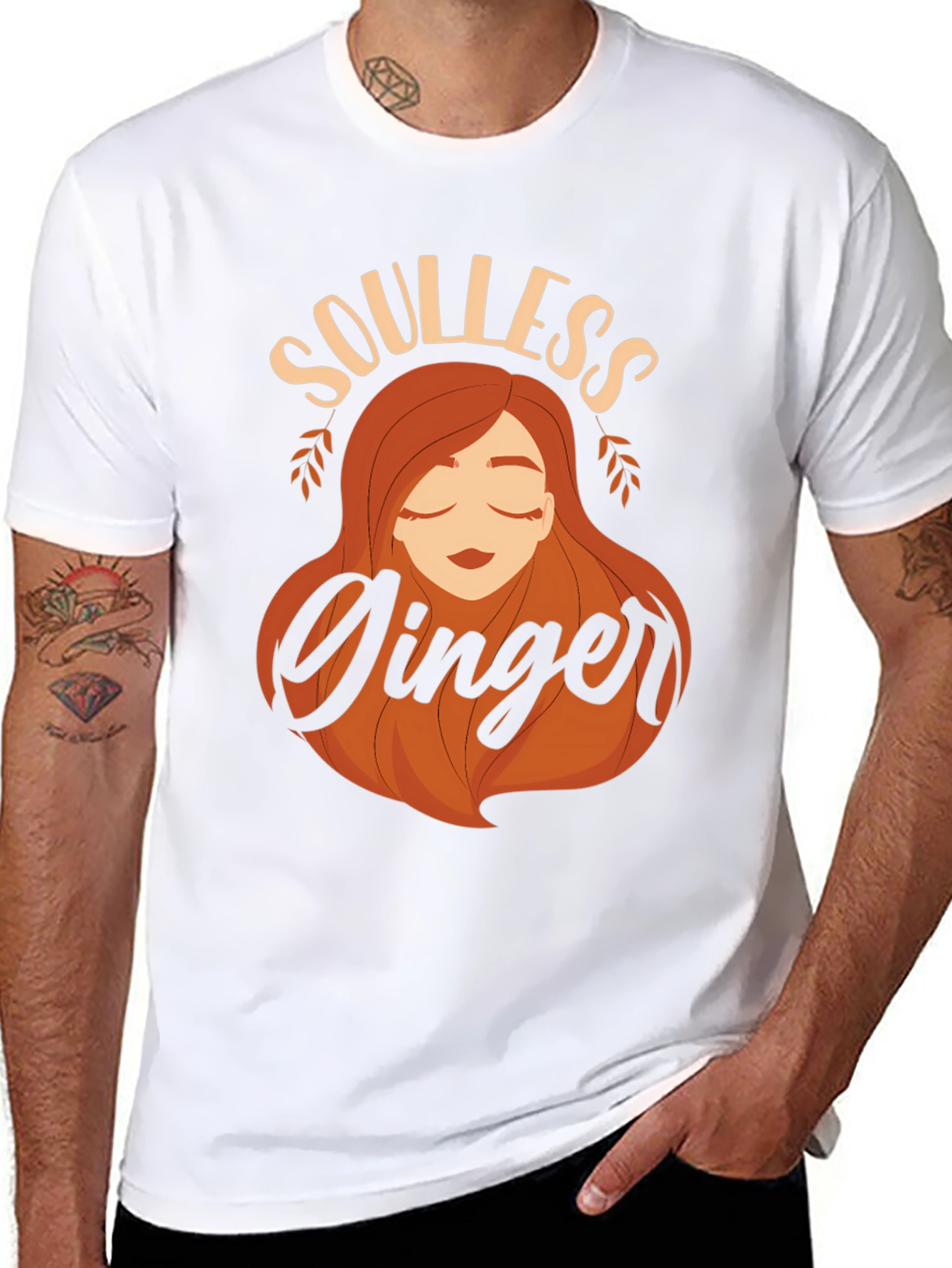 Soulless Ginger Graphic T-Shirt - Black Tee