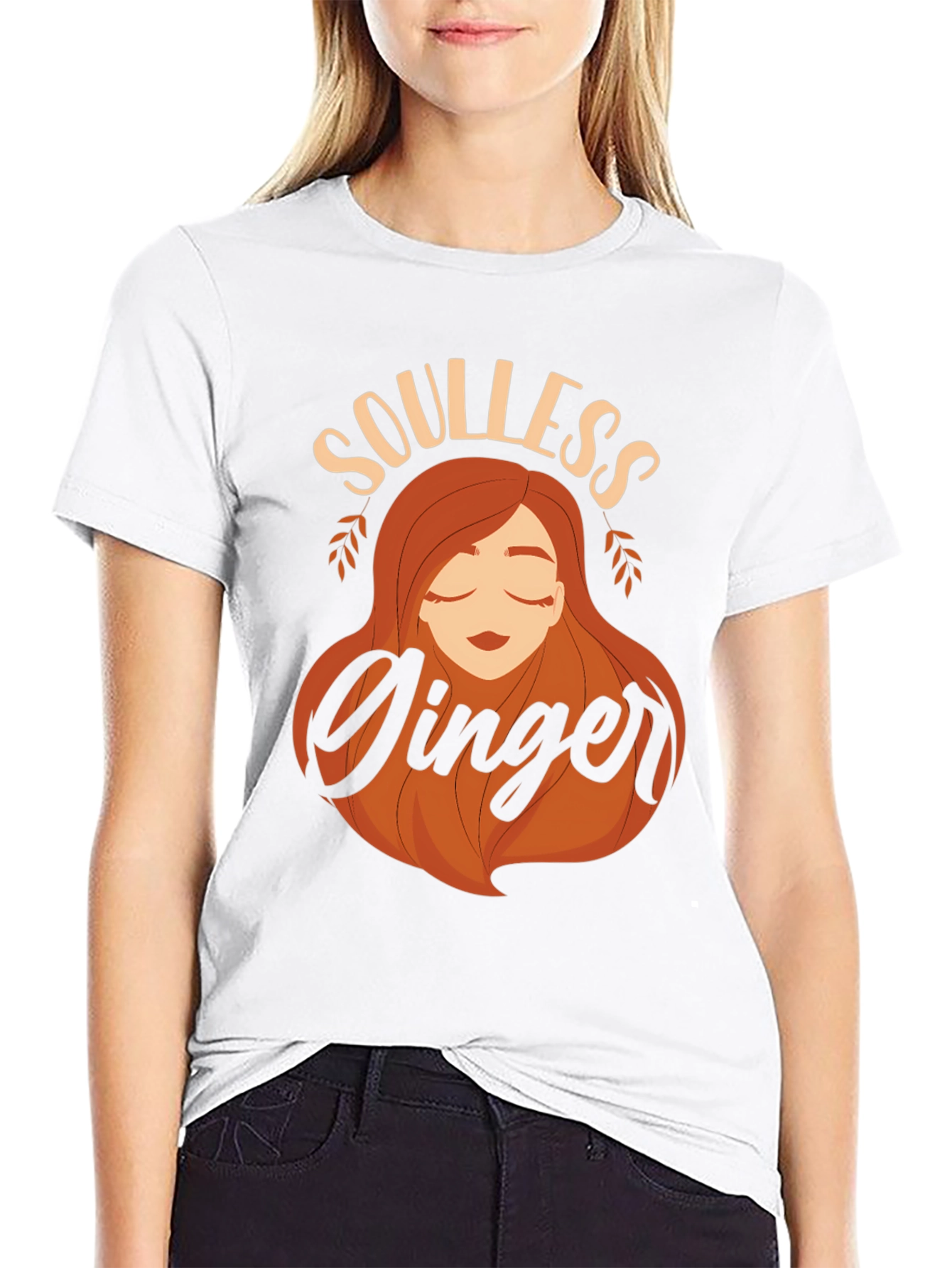 Soulless Ginger Graphic T-Shirt - Black Tee