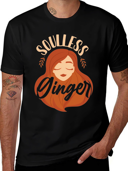 Soulless Ginger Graphic T-Shirt - Black Tee