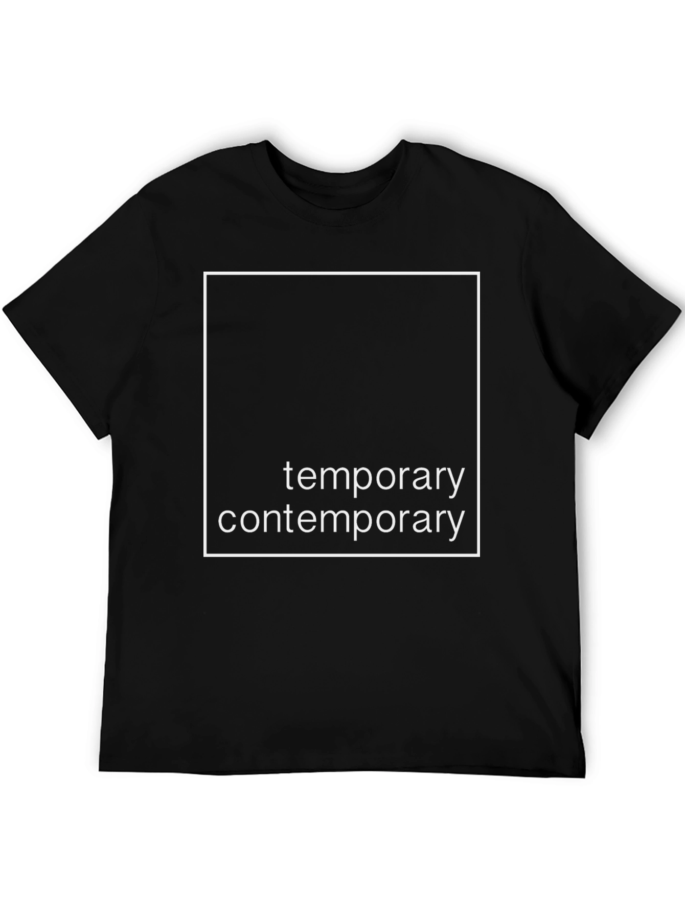 Temporary Contemporary Graphic Tee - Modern Style