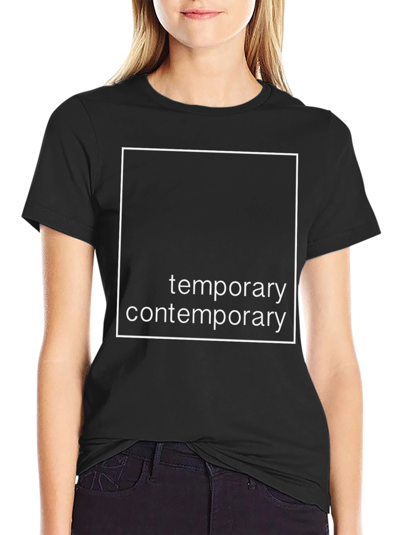 Temporary Contemporary Graphic Tee - Modern Style