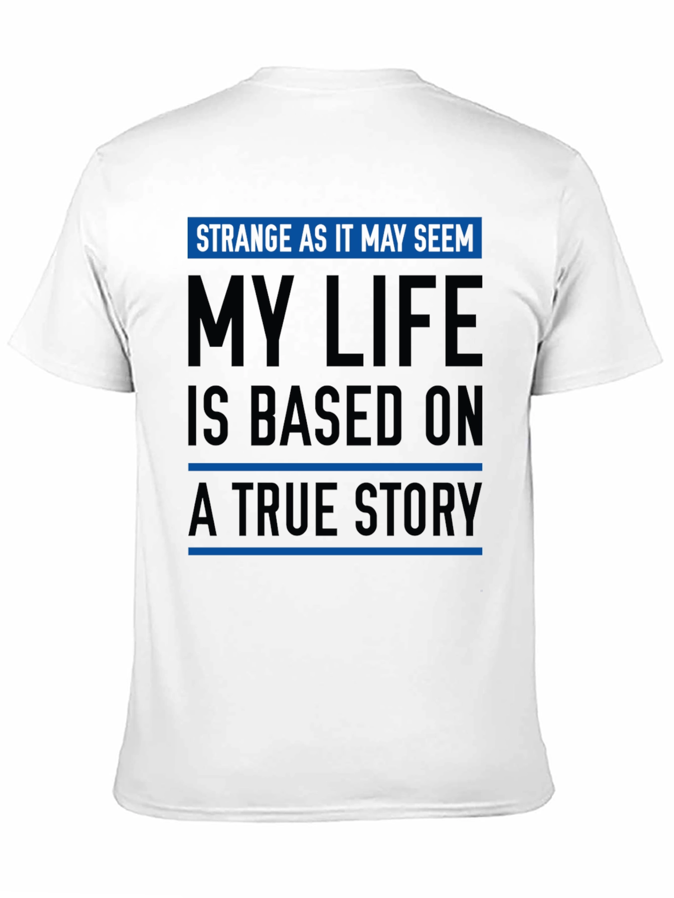 Strange Life Story Black Graphic Tee