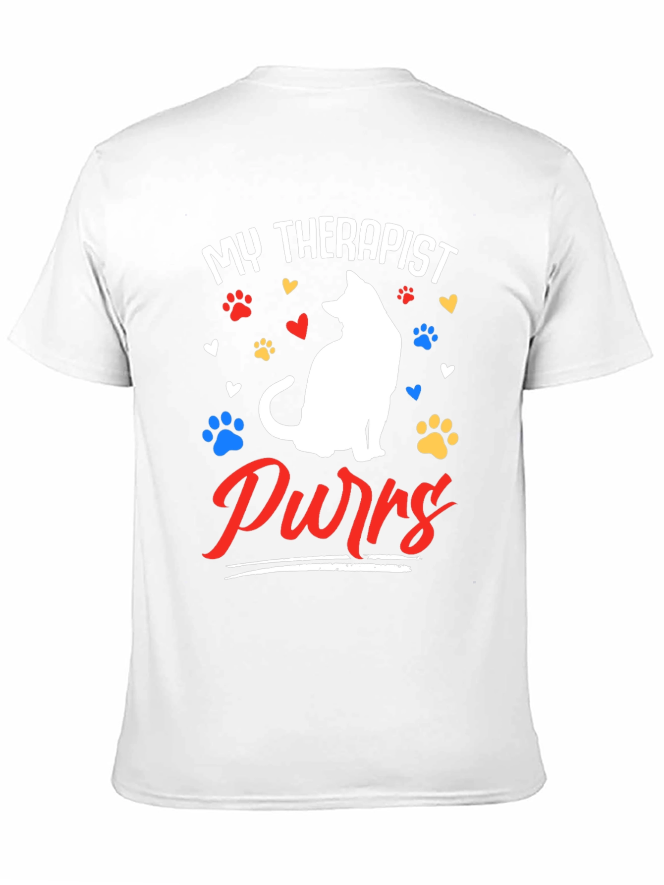 My Therapist Purrs Cat Lover T-Shirt
