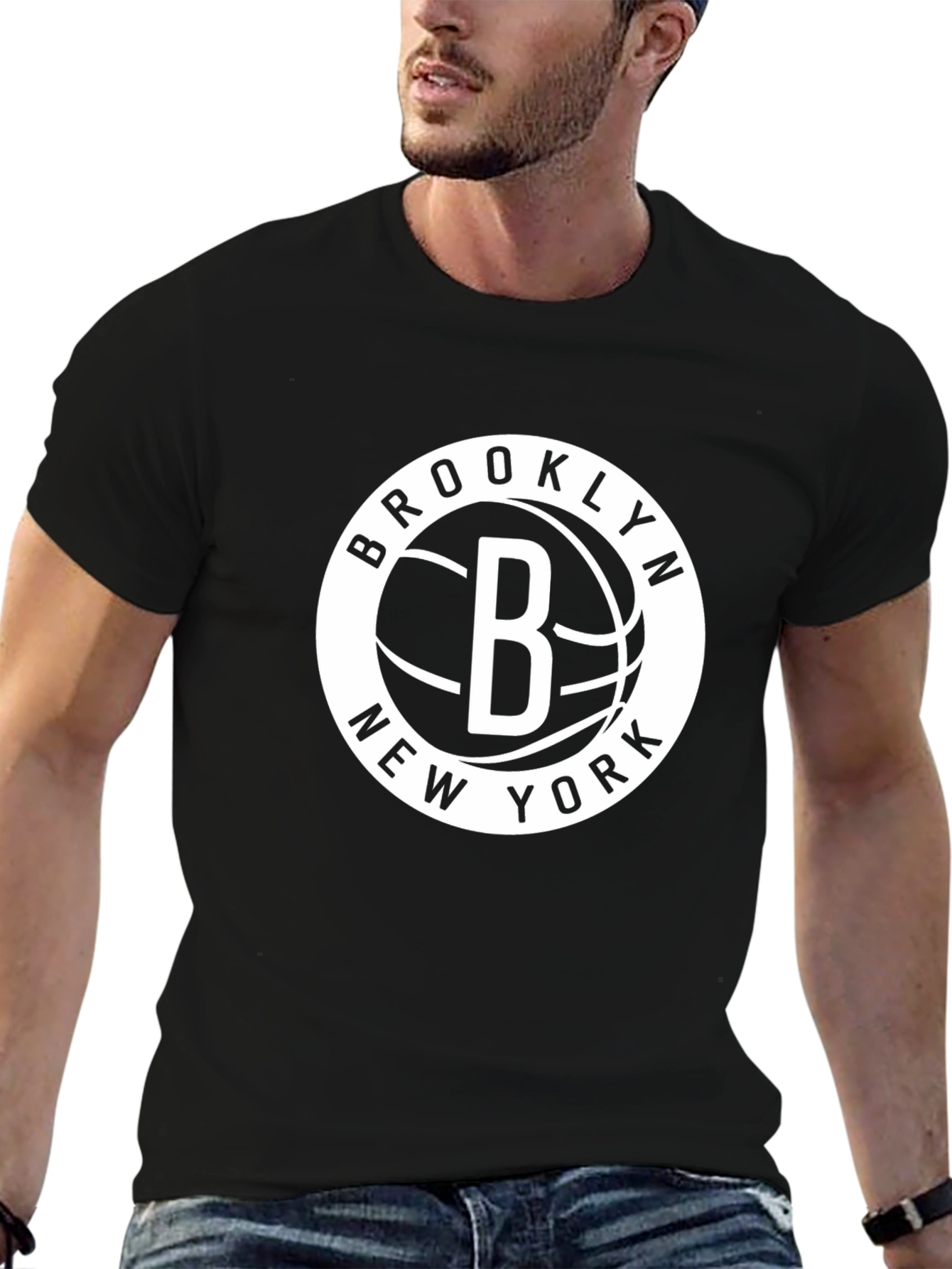 Brooklyn Nets T-Shirt - Black Basketball Tee