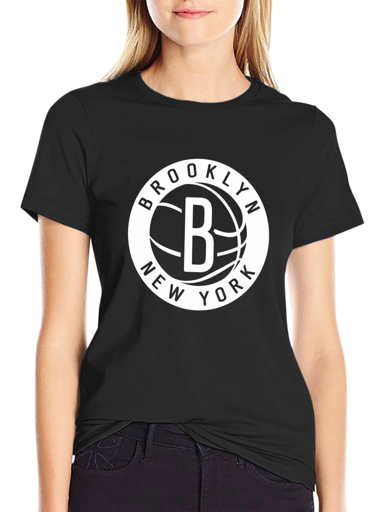 Brooklyn Nets T-Shirt - Black Basketball Tee