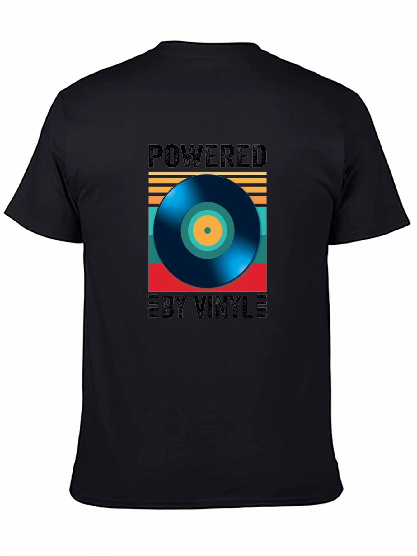 Powered by Vinyl Graphic T-Shirt