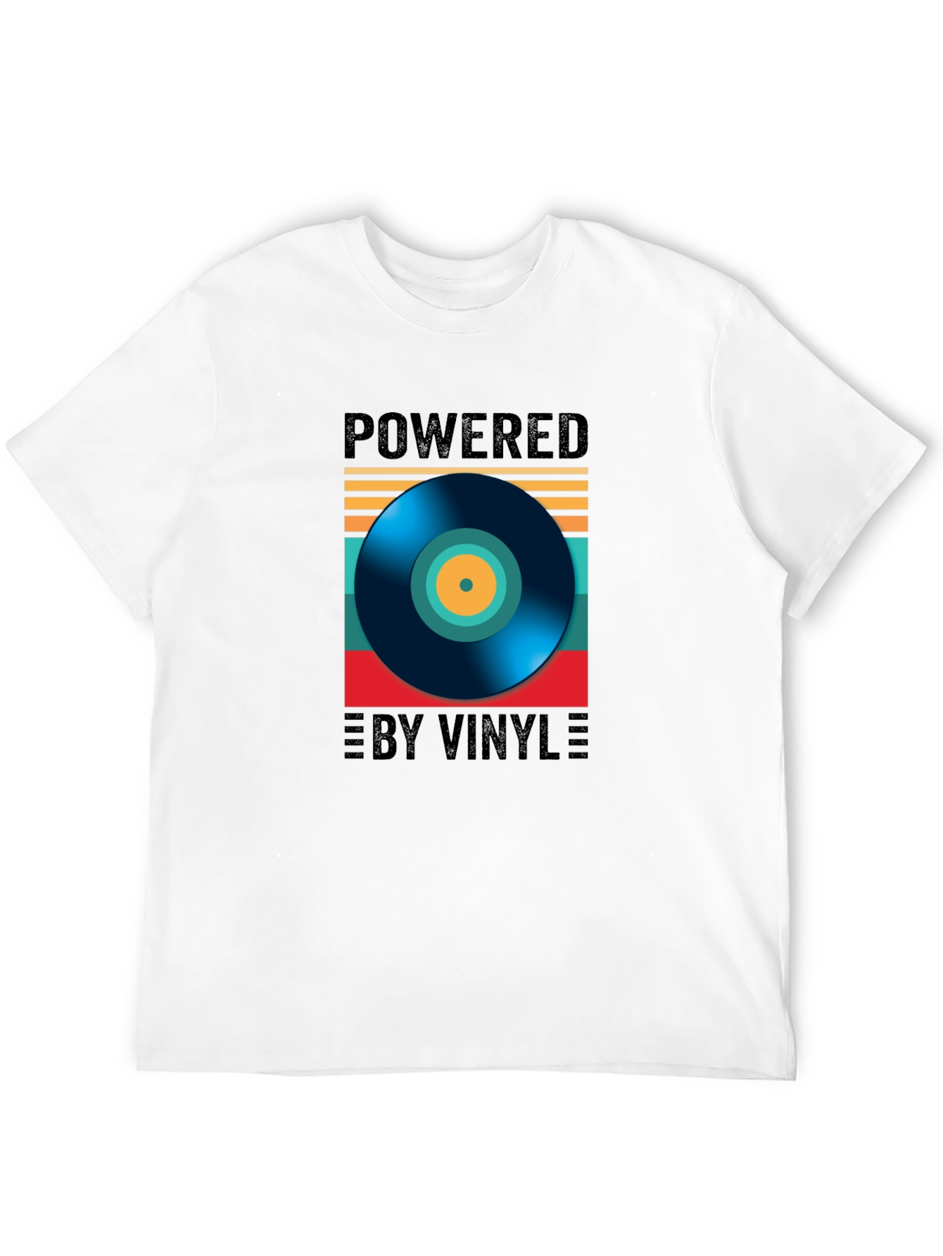 Powered by Vinyl Graphic T-Shirt
