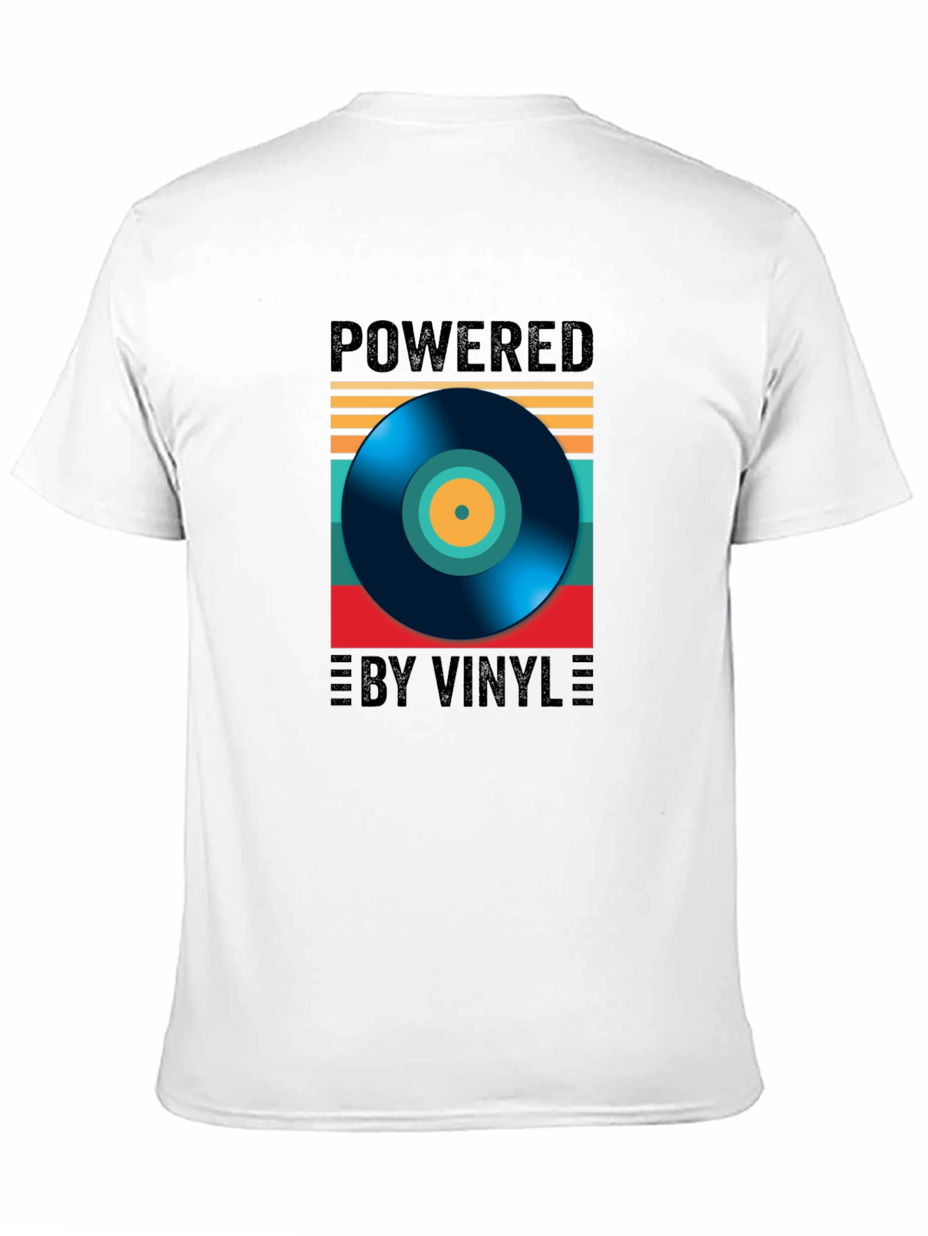 Powered by Vinyl Graphic T-Shirt