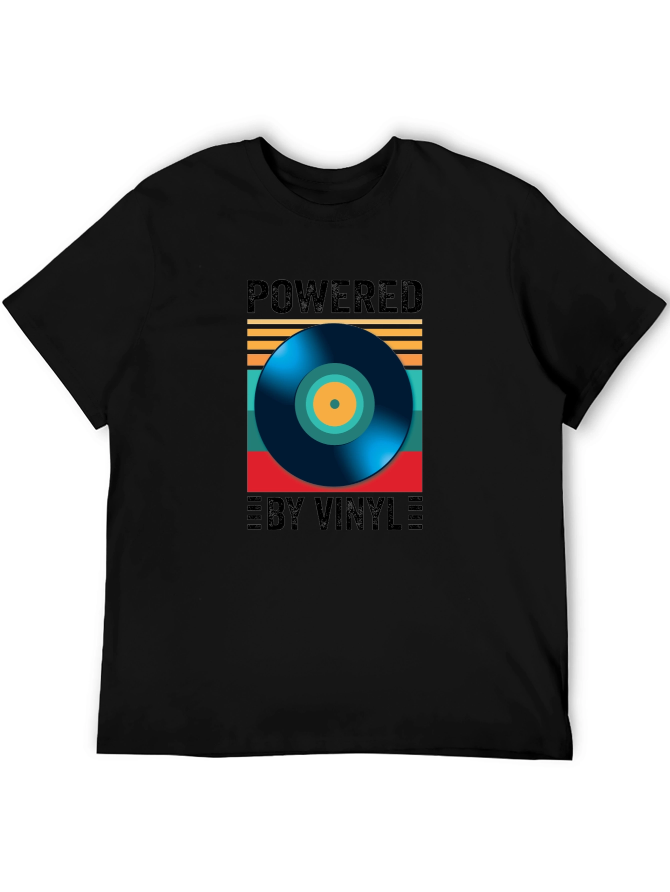Powered by Vinyl Graphic T-Shirt