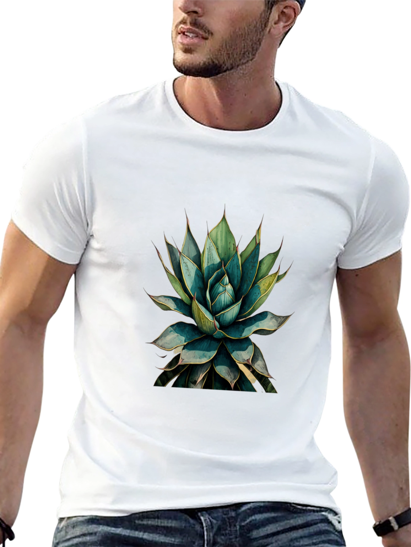 Botanical Graphic Tee - Desert Bloom Shirt