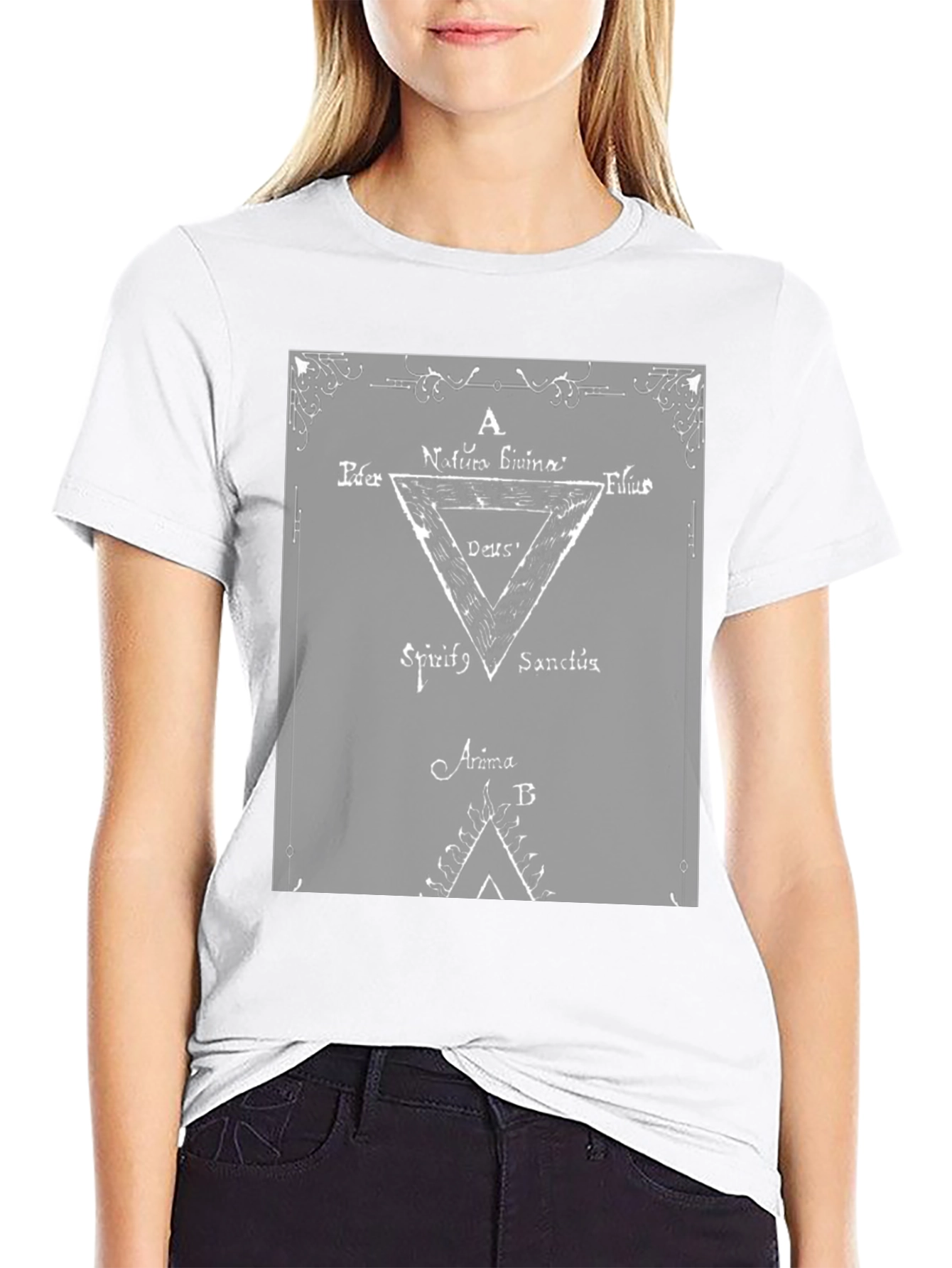 Occult Symbol Graphic T-Shirt