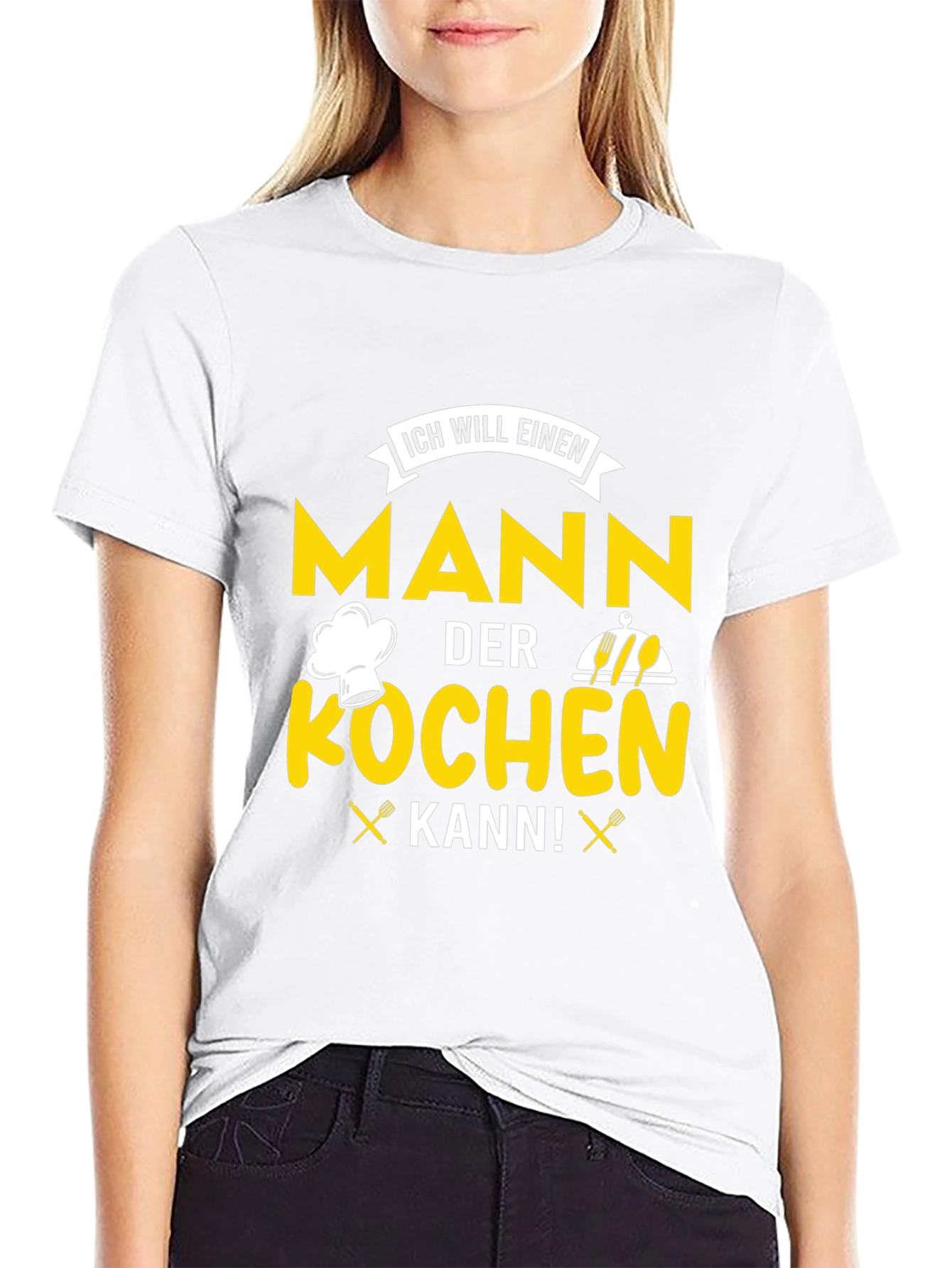 Chef Man T-Shirt - ICH WILL EINEN MANN