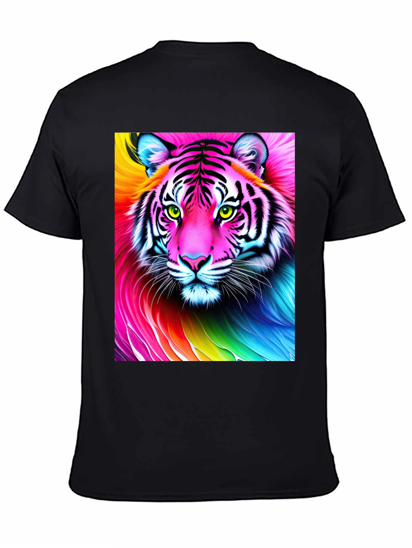 Rainbow Tiger Graphic T-Shirt