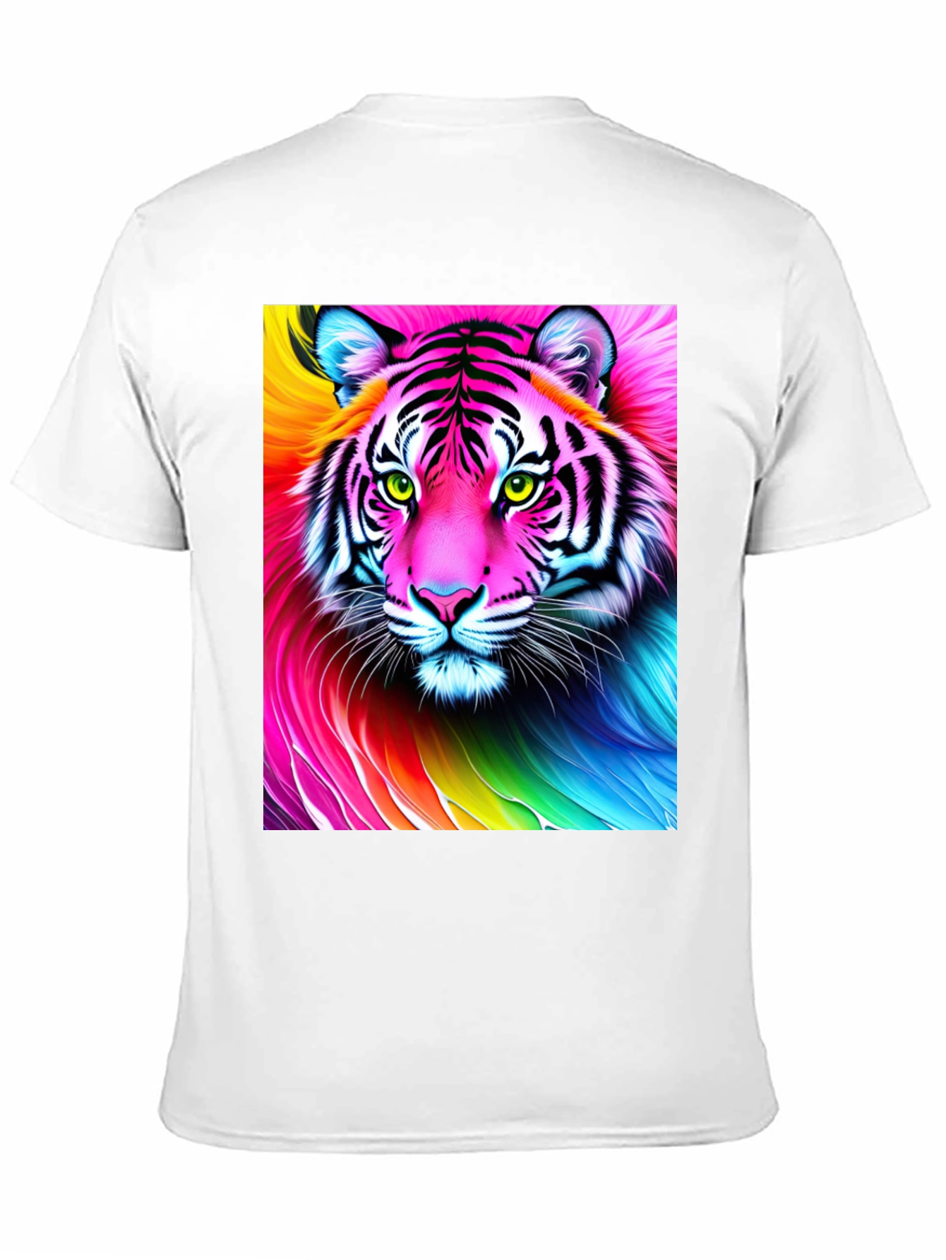 Rainbow Tiger Graphic T-Shirt