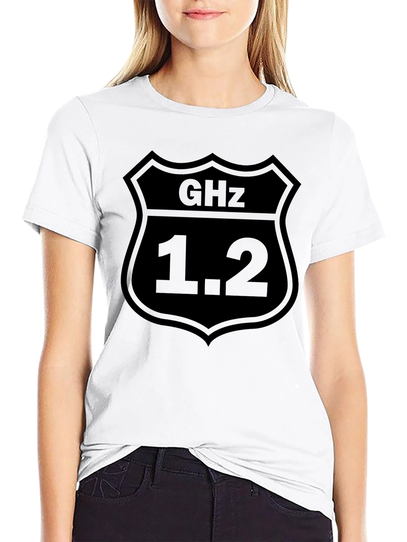 GHz 1.2 Black Graphic T-Shirt