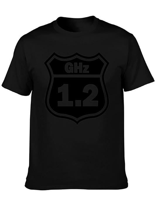 GHz 1.2 Black Graphic T-Shirt