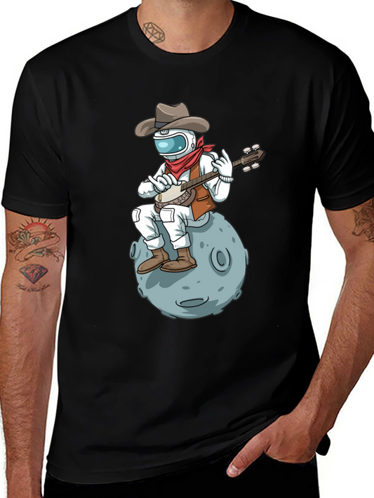 Cowboy Astronaut Banjo T-Shirt