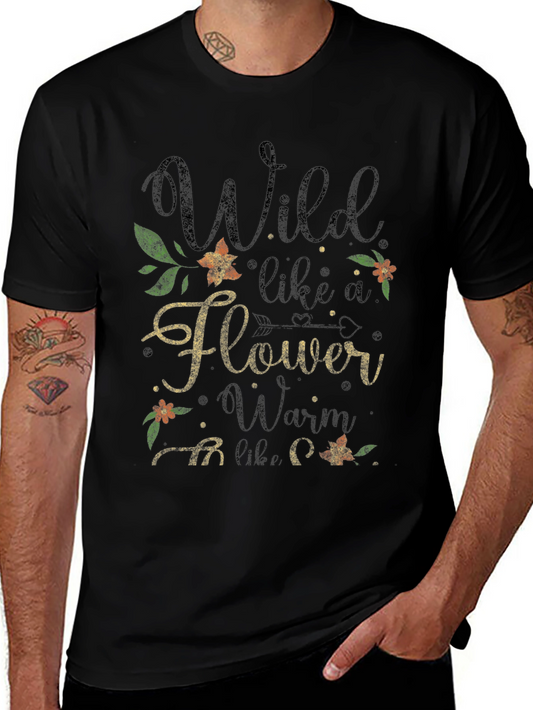 Wild Flower Graphic Tee - Stylish & Unique