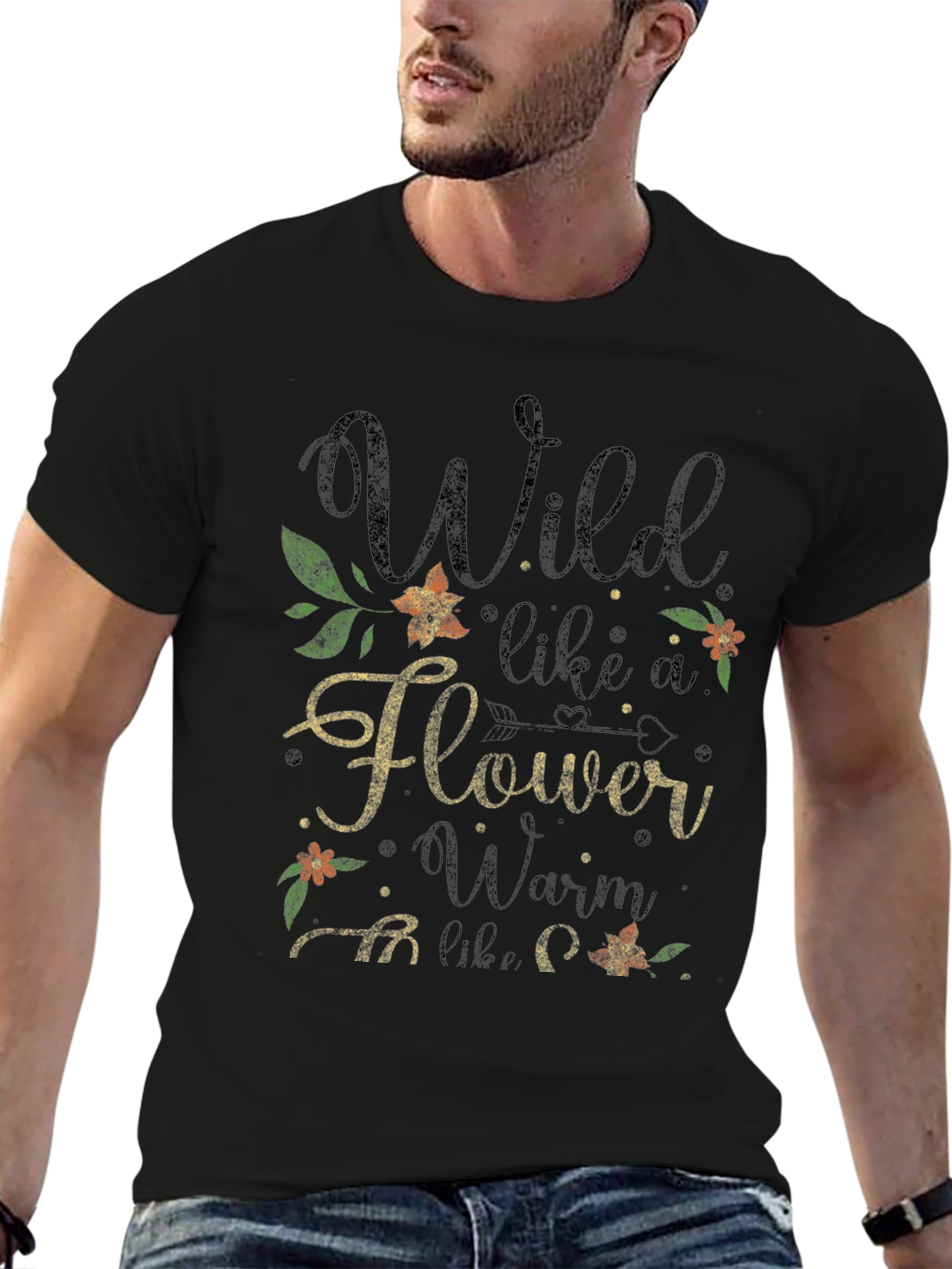 Wild Flower Graphic Tee - Stylish & Unique