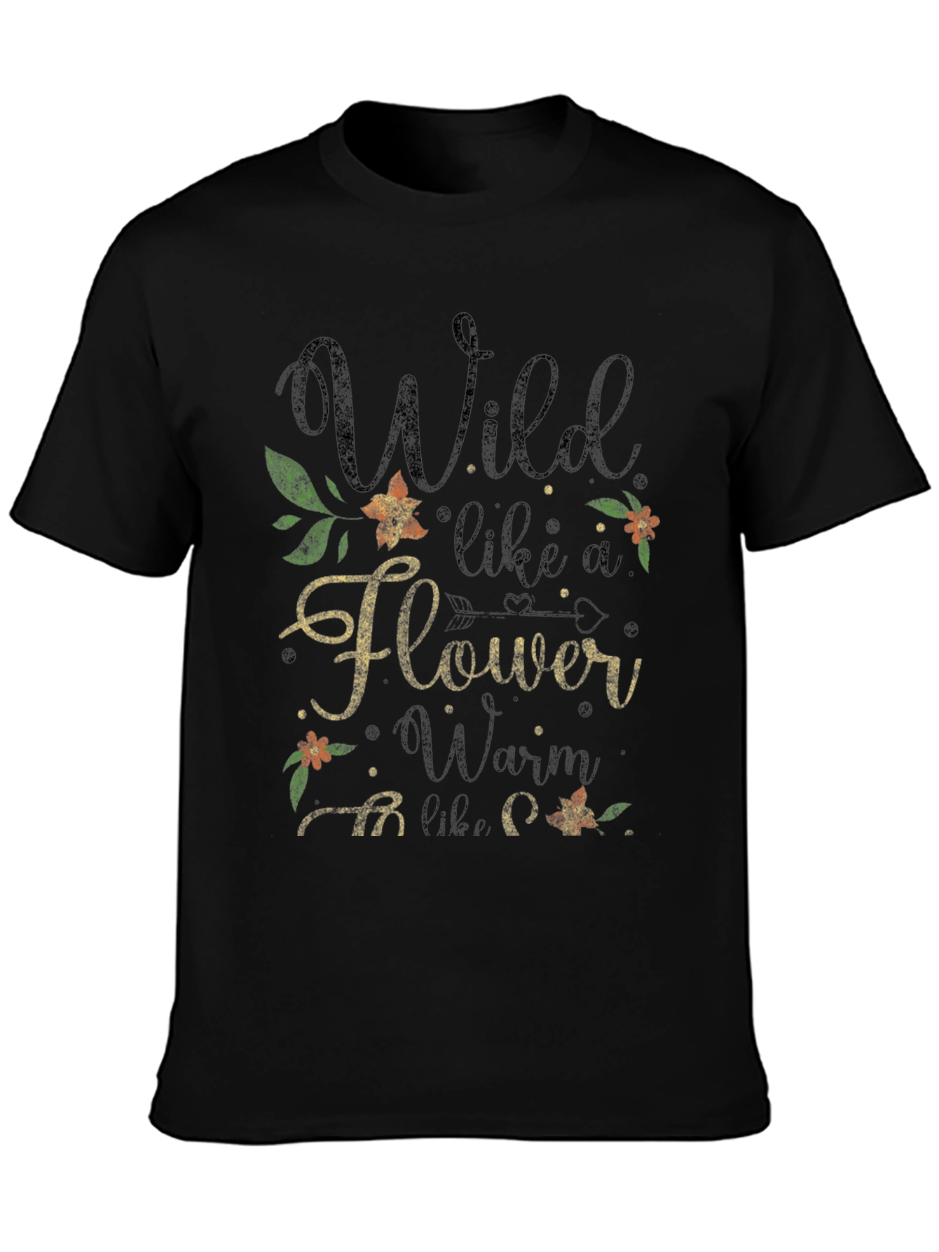 Wild Flower Graphic Tee - Stylish & Unique