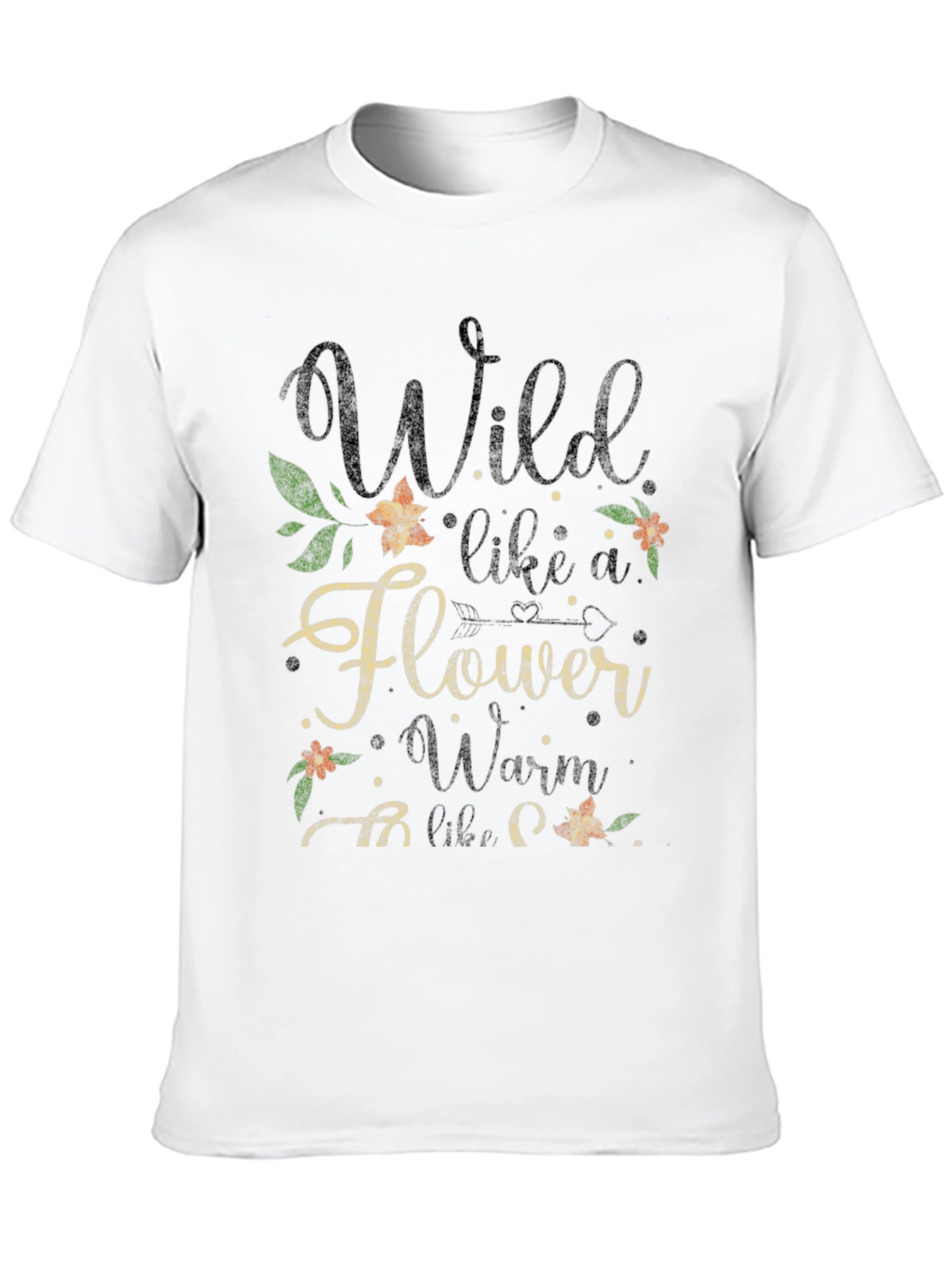 Wild Flower Graphic Tee - Stylish & Unique