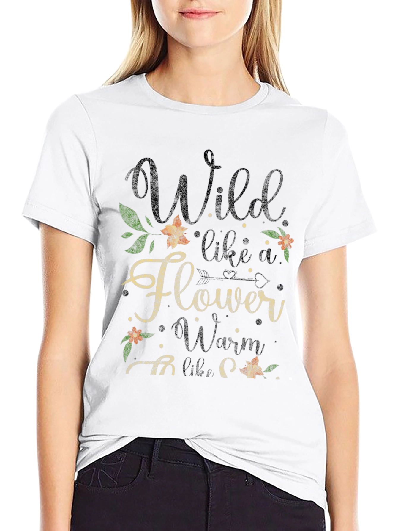 Wild Flower Graphic Tee - Stylish & Unique