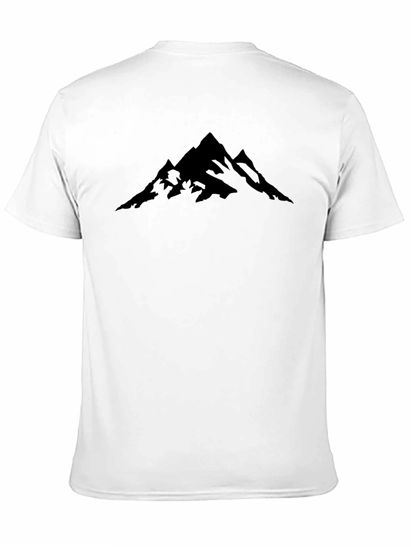 Mountain Silhouette Black T-Shirt