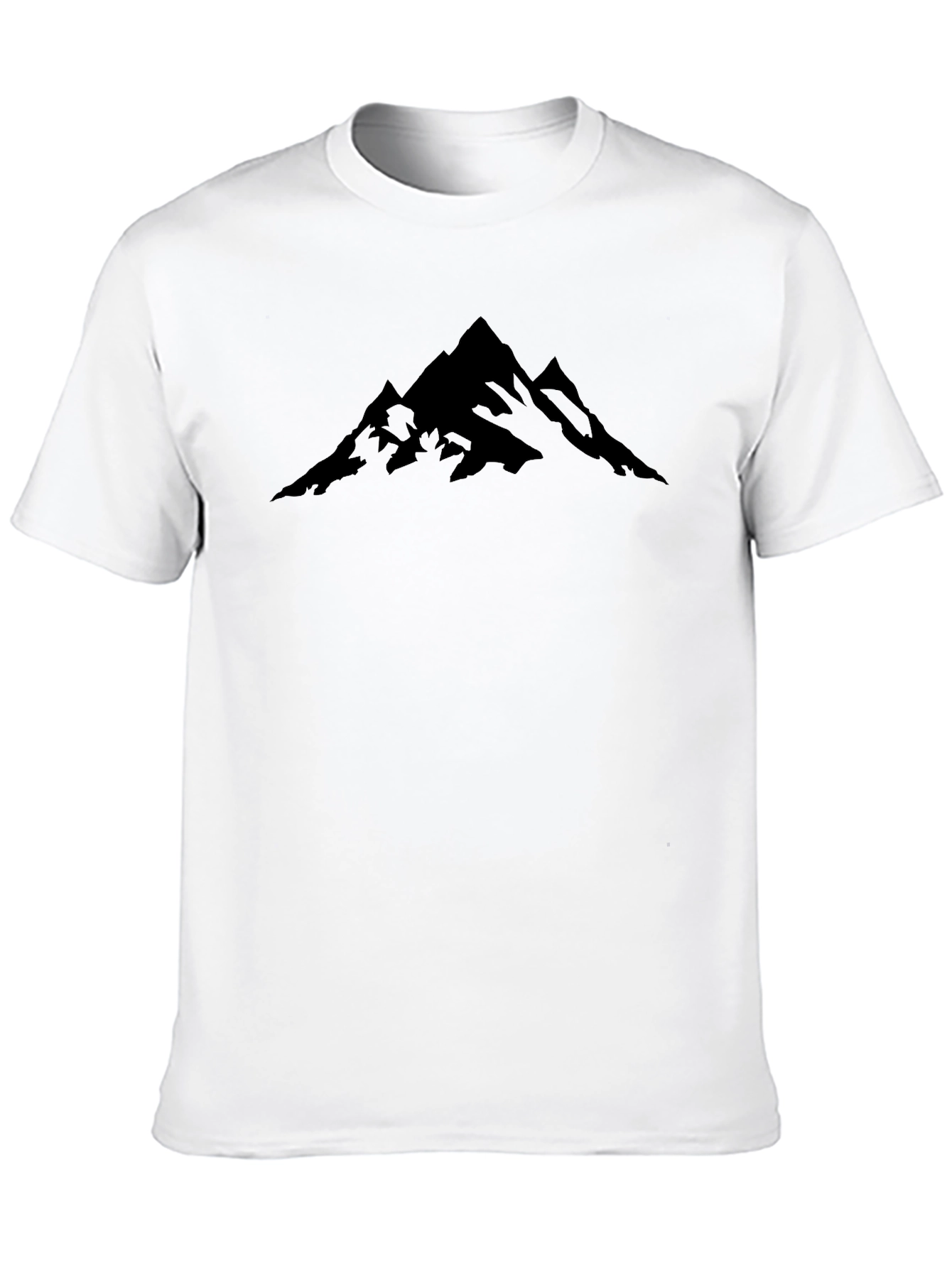 Mountain Silhouette Black T-Shirt