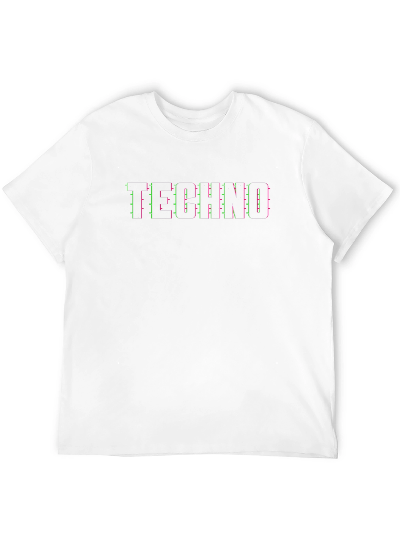 Techno Glitch T-Shirt - Edgy Streetwear