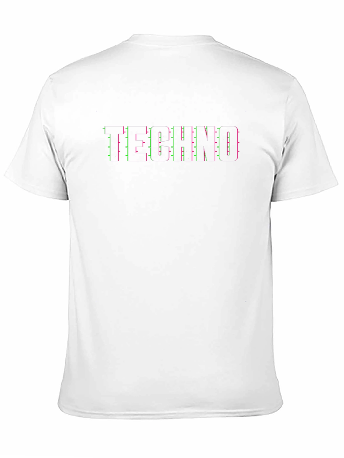 Techno Glitch T-Shirt - Edgy Streetwear