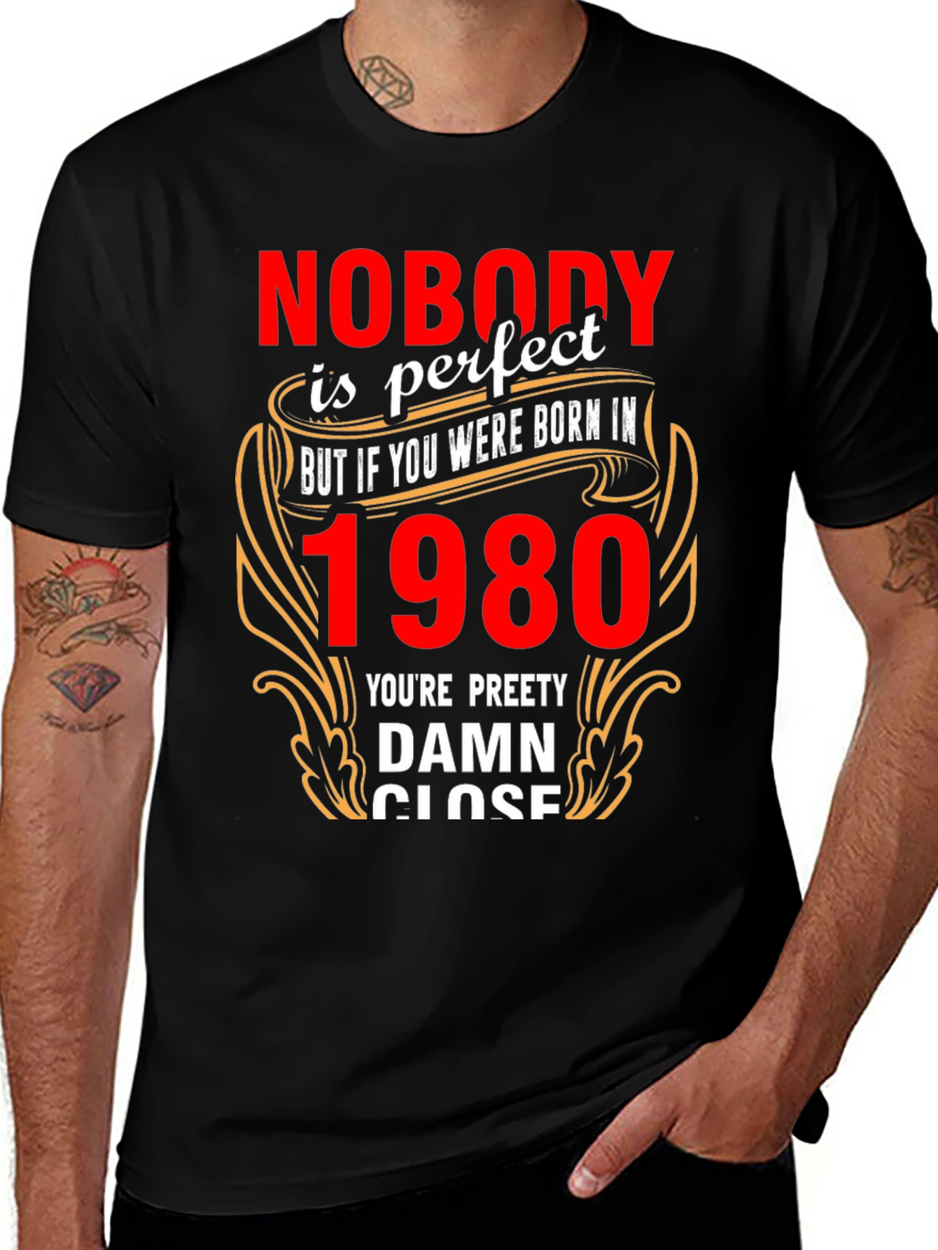 Born in 1980 Funny T-Shirt