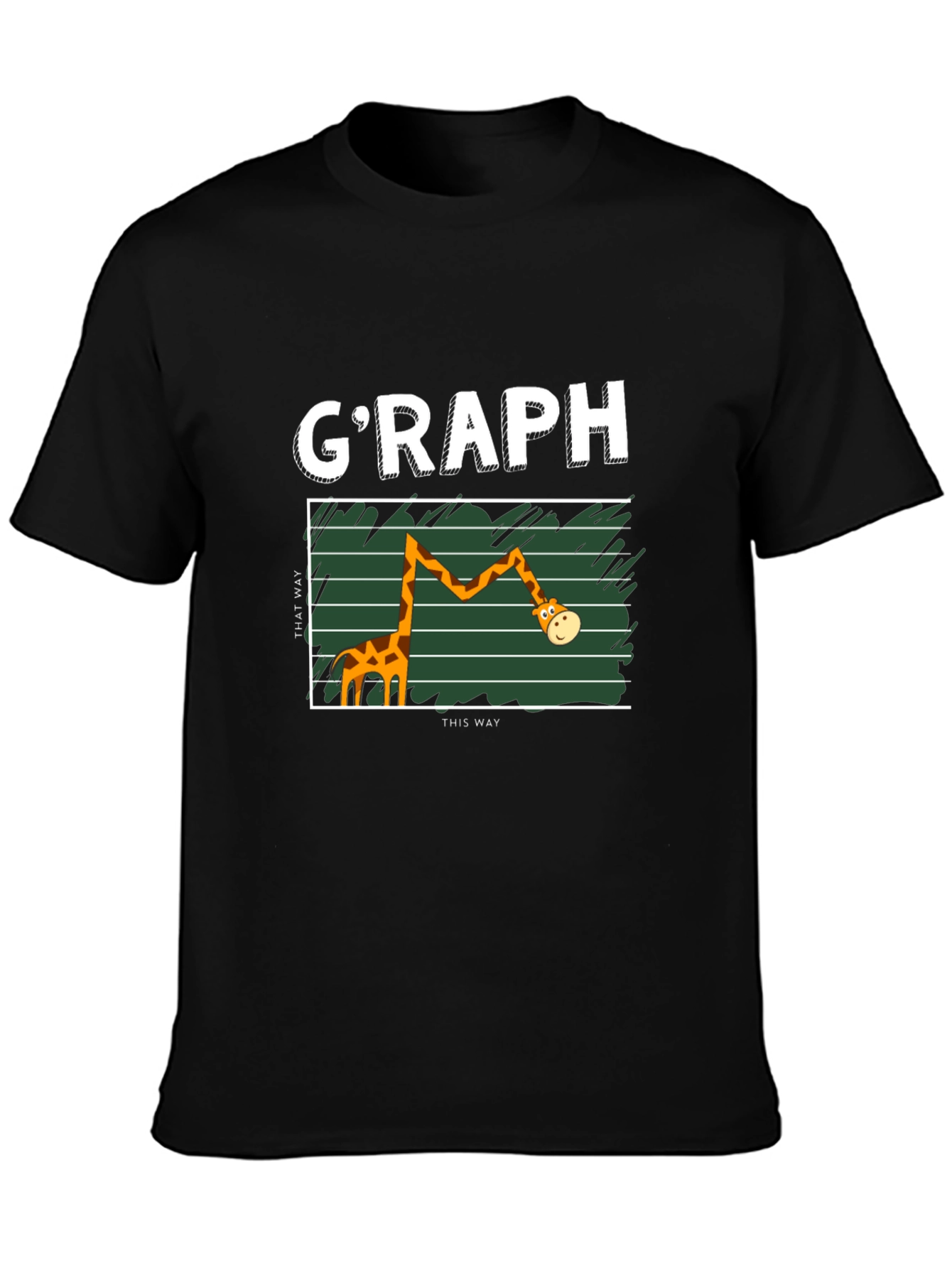 GRAPH Giraffe T-Shirt - Funny Graph Tee
