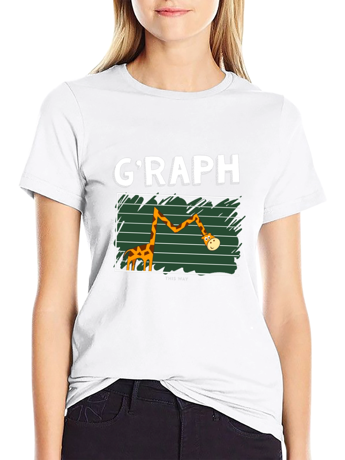 GRAPH Giraffe T-Shirt - Funny Graph Tee