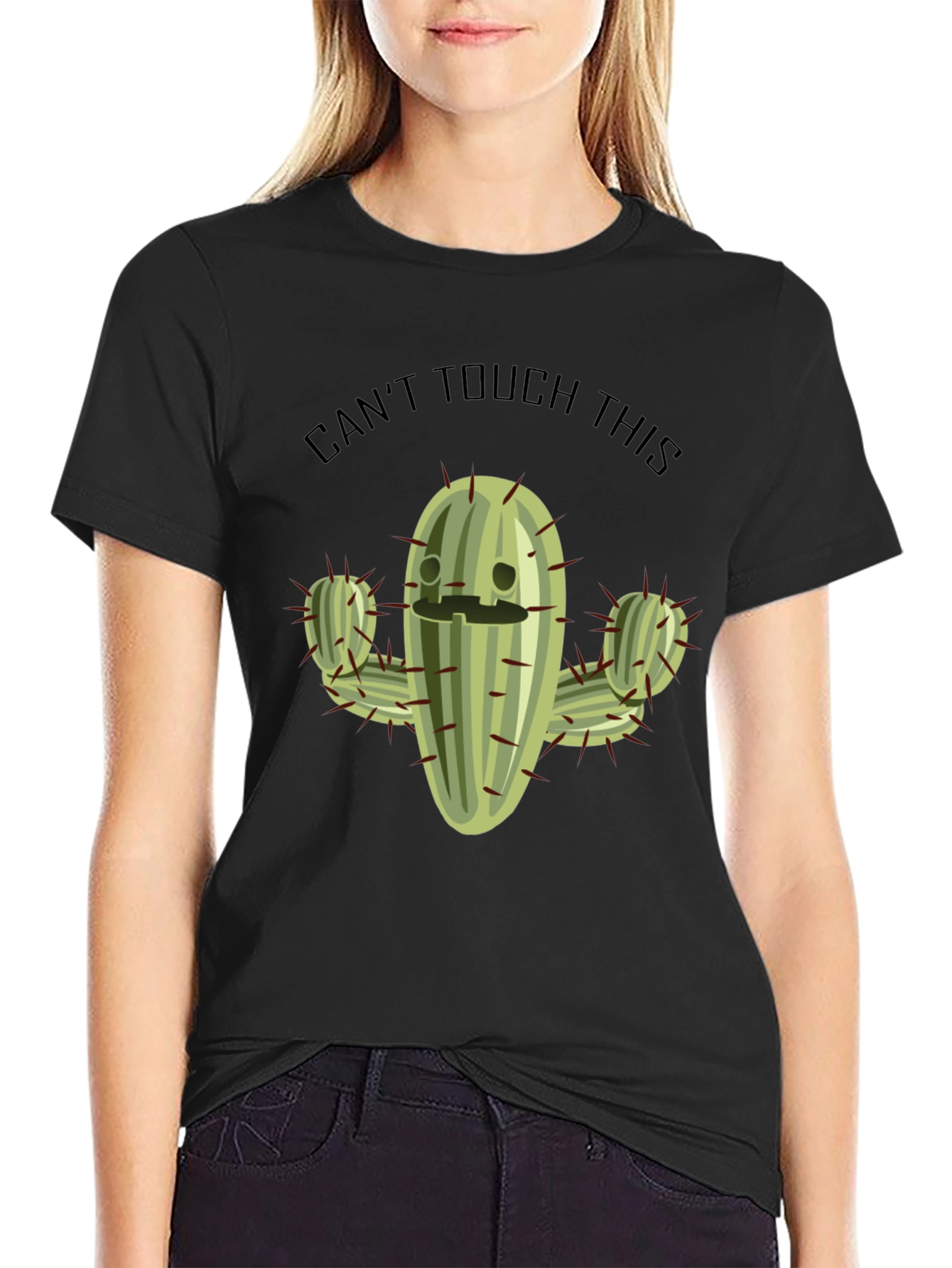 Cant Touch This Cactus T-Shirt Funny Graphic Tee