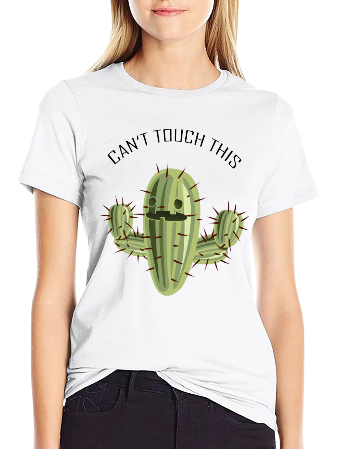 Cant Touch This Cactus T-Shirt Funny Graphic Tee