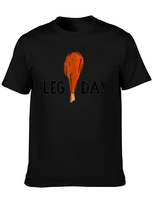 Leg Day Chicken T-Shirt - Funny Workout Tee