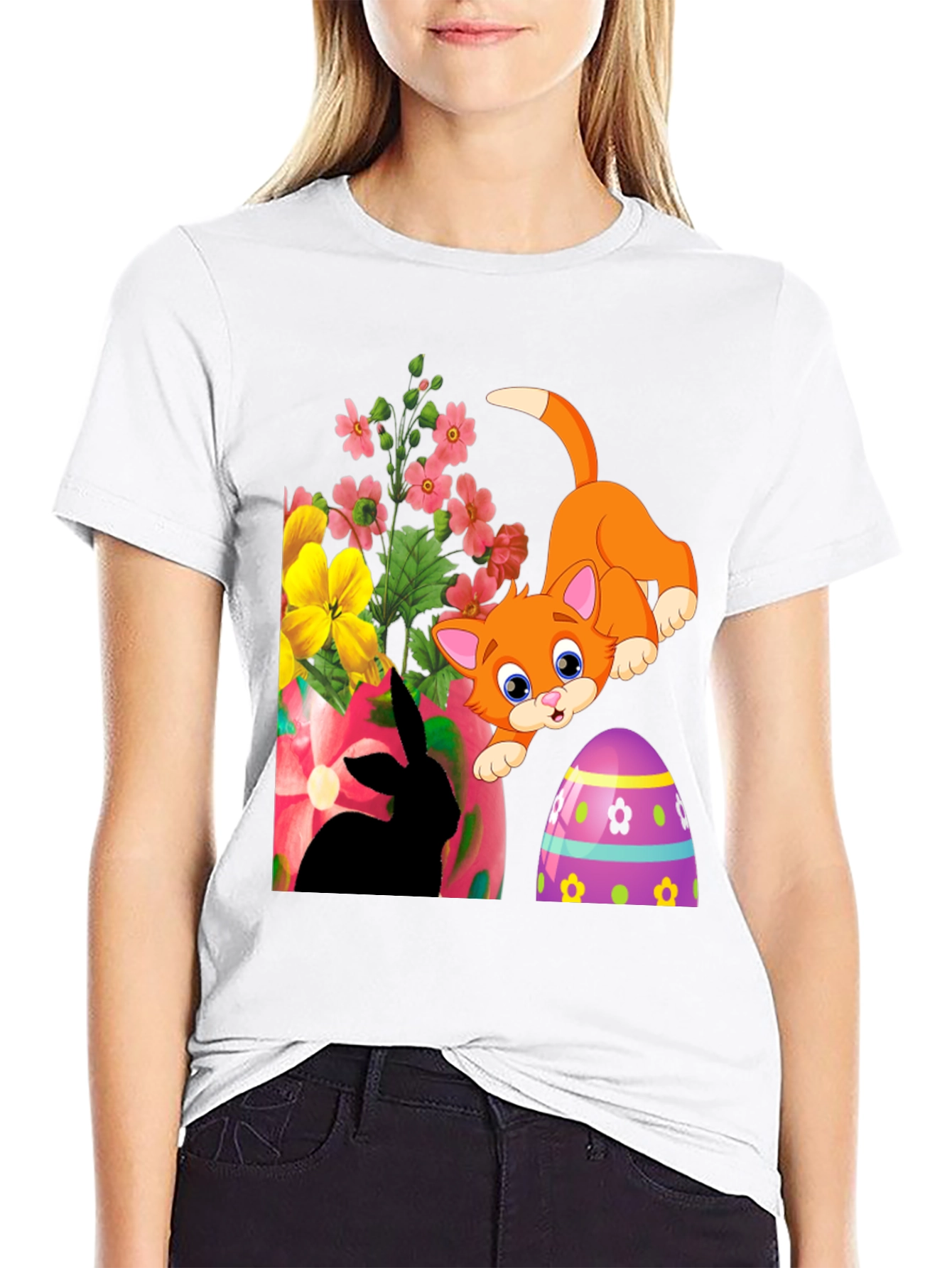 Easter Cat T-Shirt