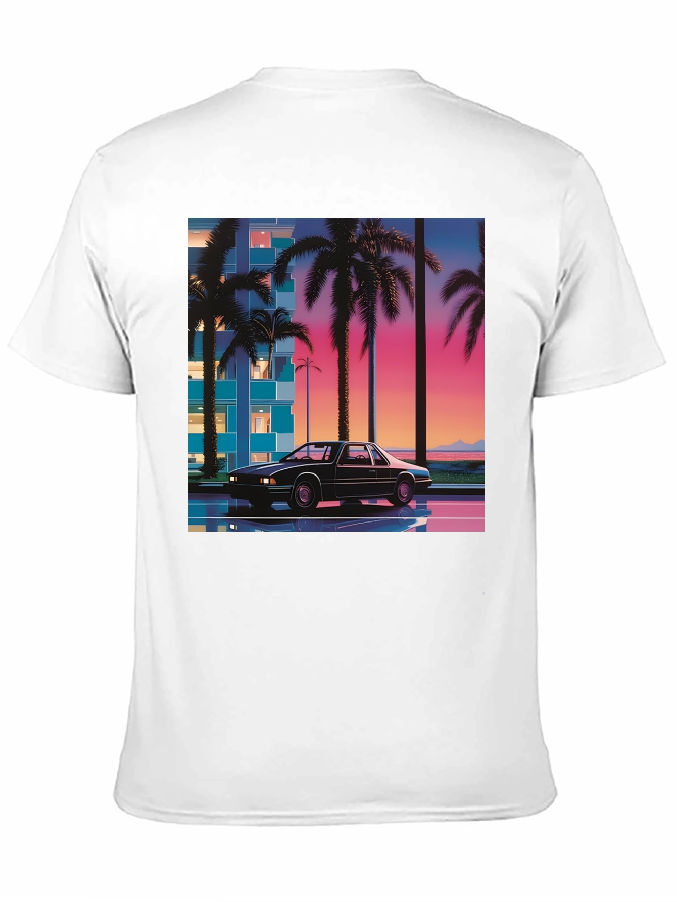 Retro Wave Car T-Shirt