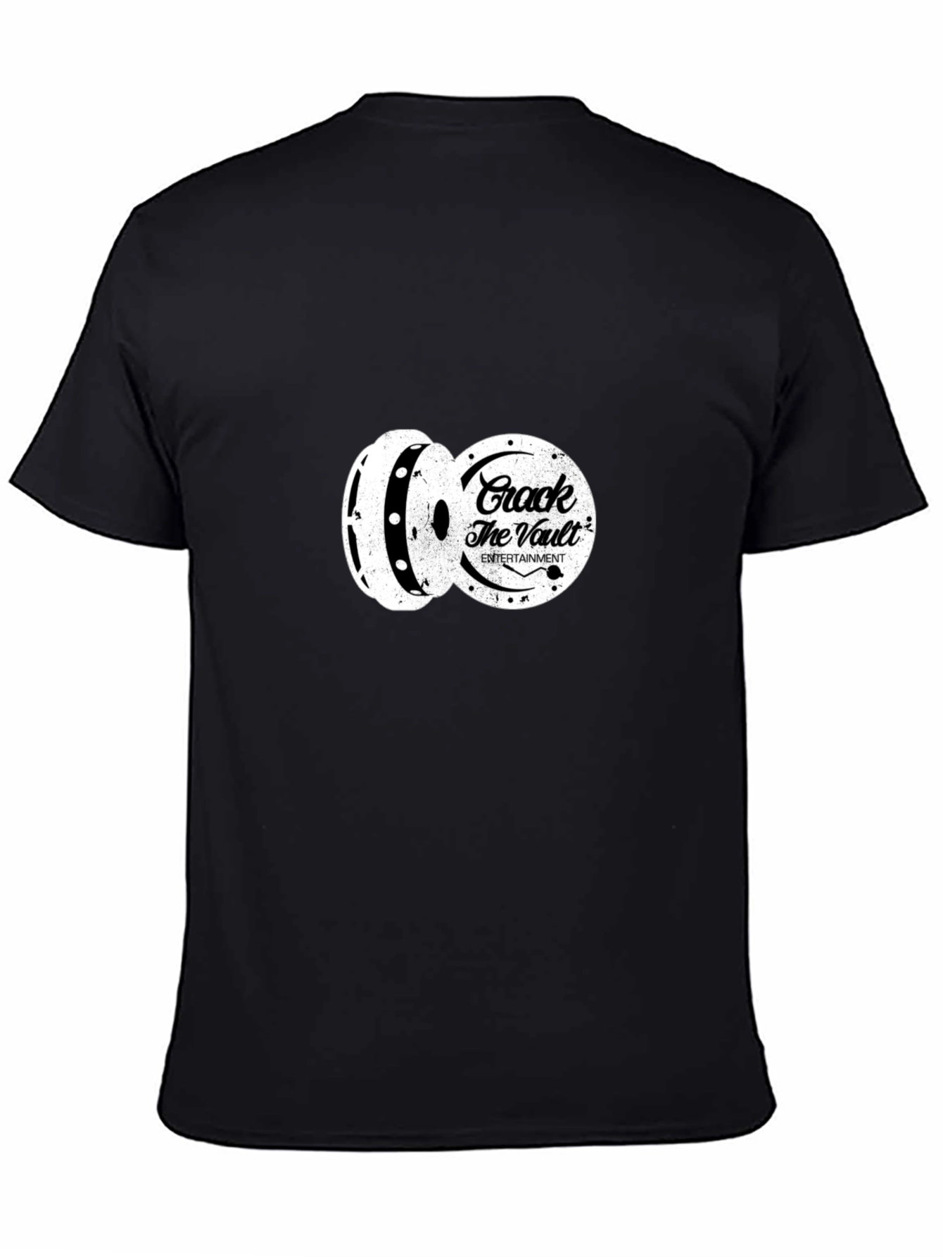 Crack The Vault Entertainment Black Graphic Tee