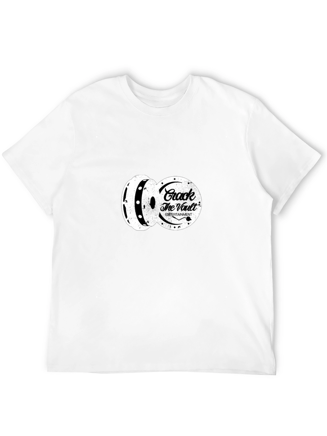 Crack The Vault Entertainment Black Graphic Tee