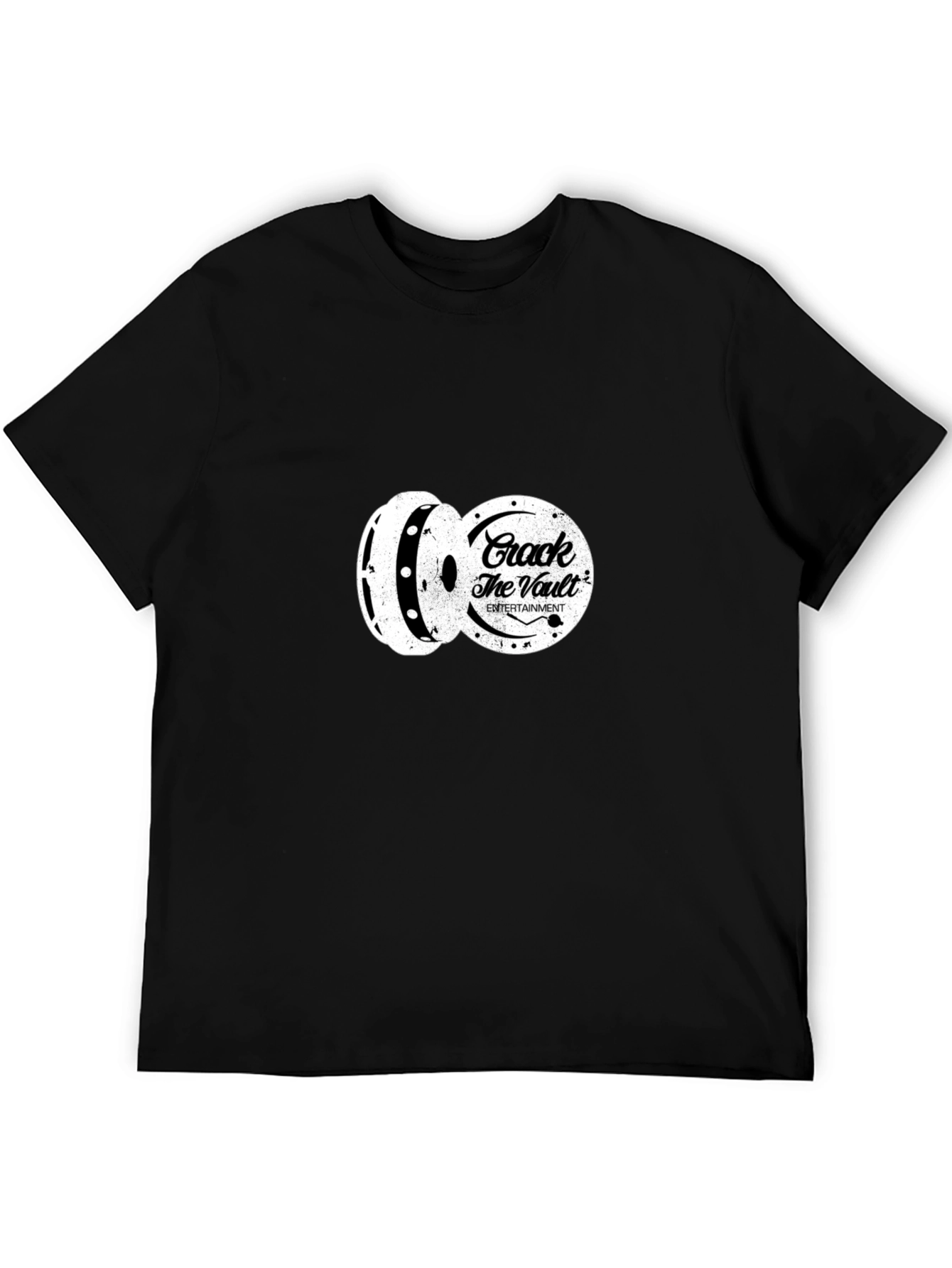 Crack The Vault Entertainment Black Graphic Tee