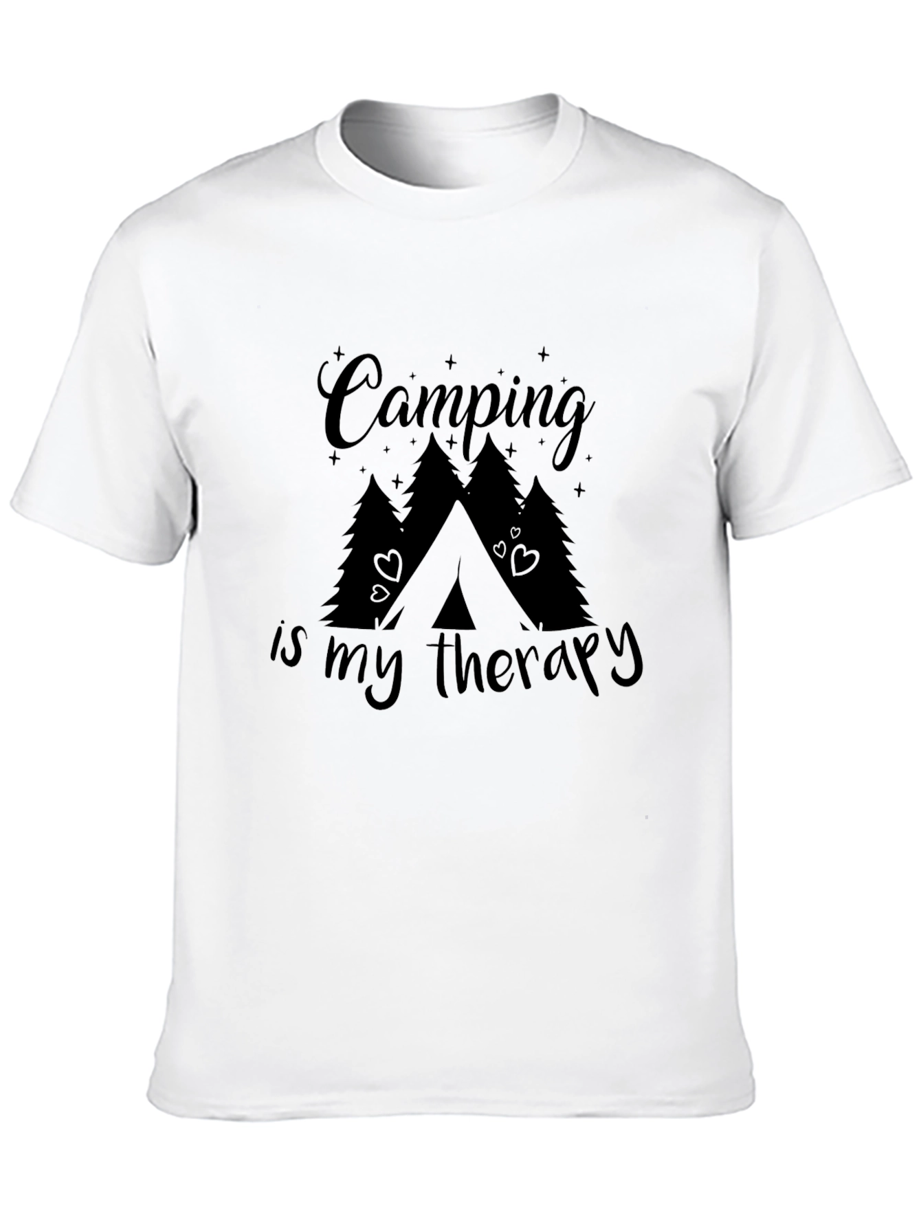 Camping is My Therapy Graphic T-Shirt
