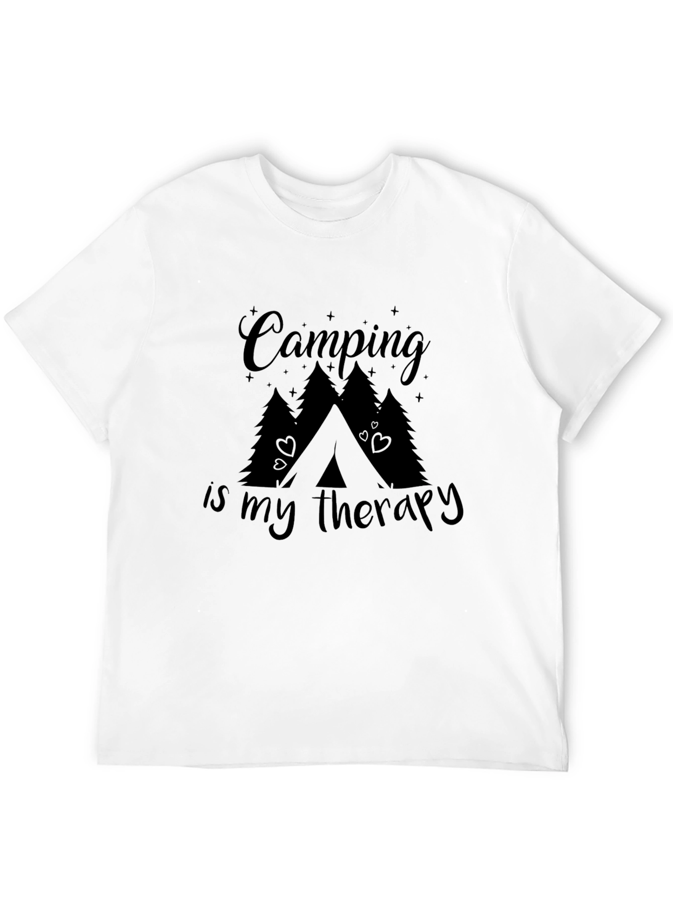 Camping is My Therapy Graphic T-Shirt