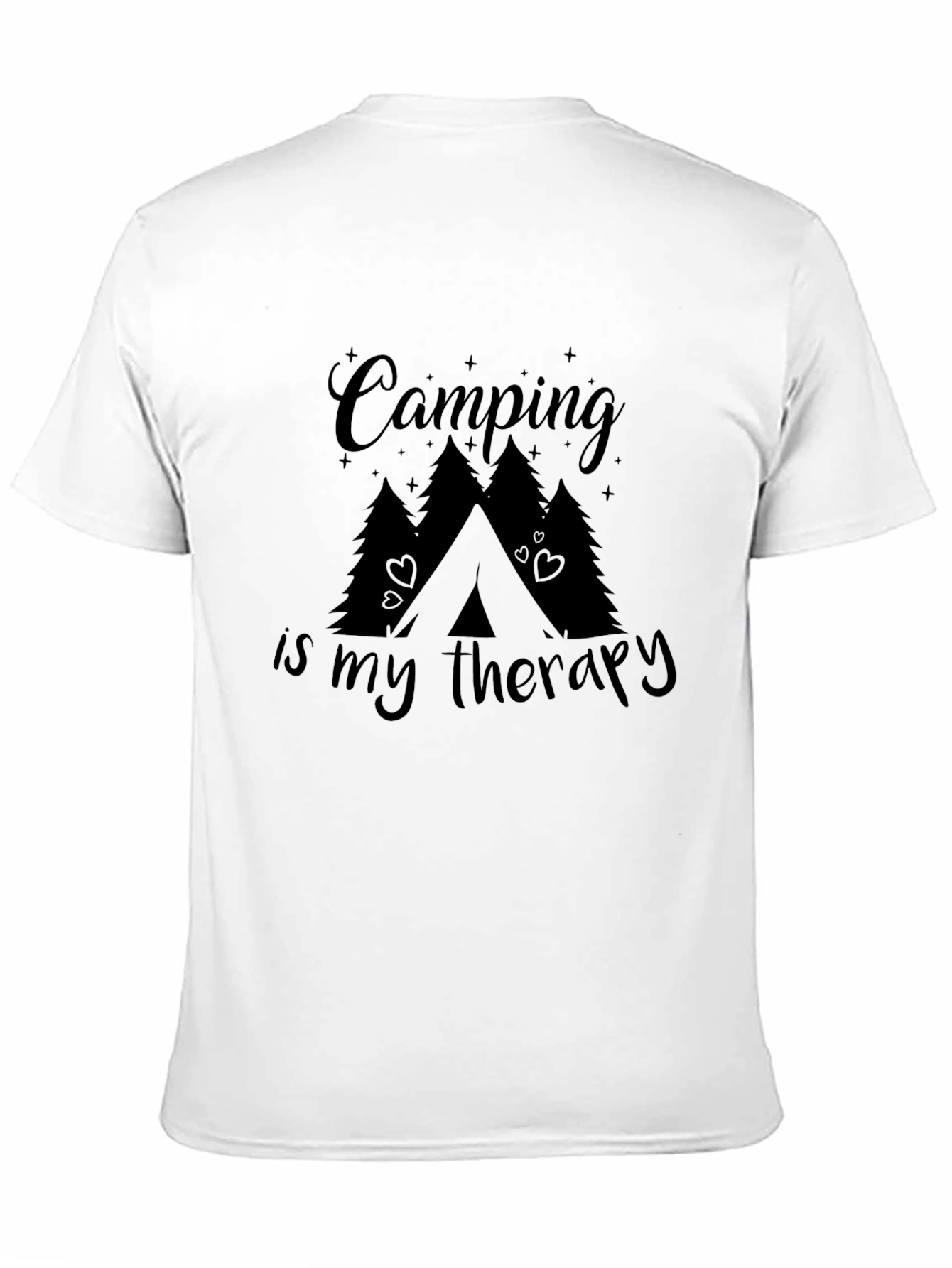 Camping is My Therapy Graphic T-Shirt