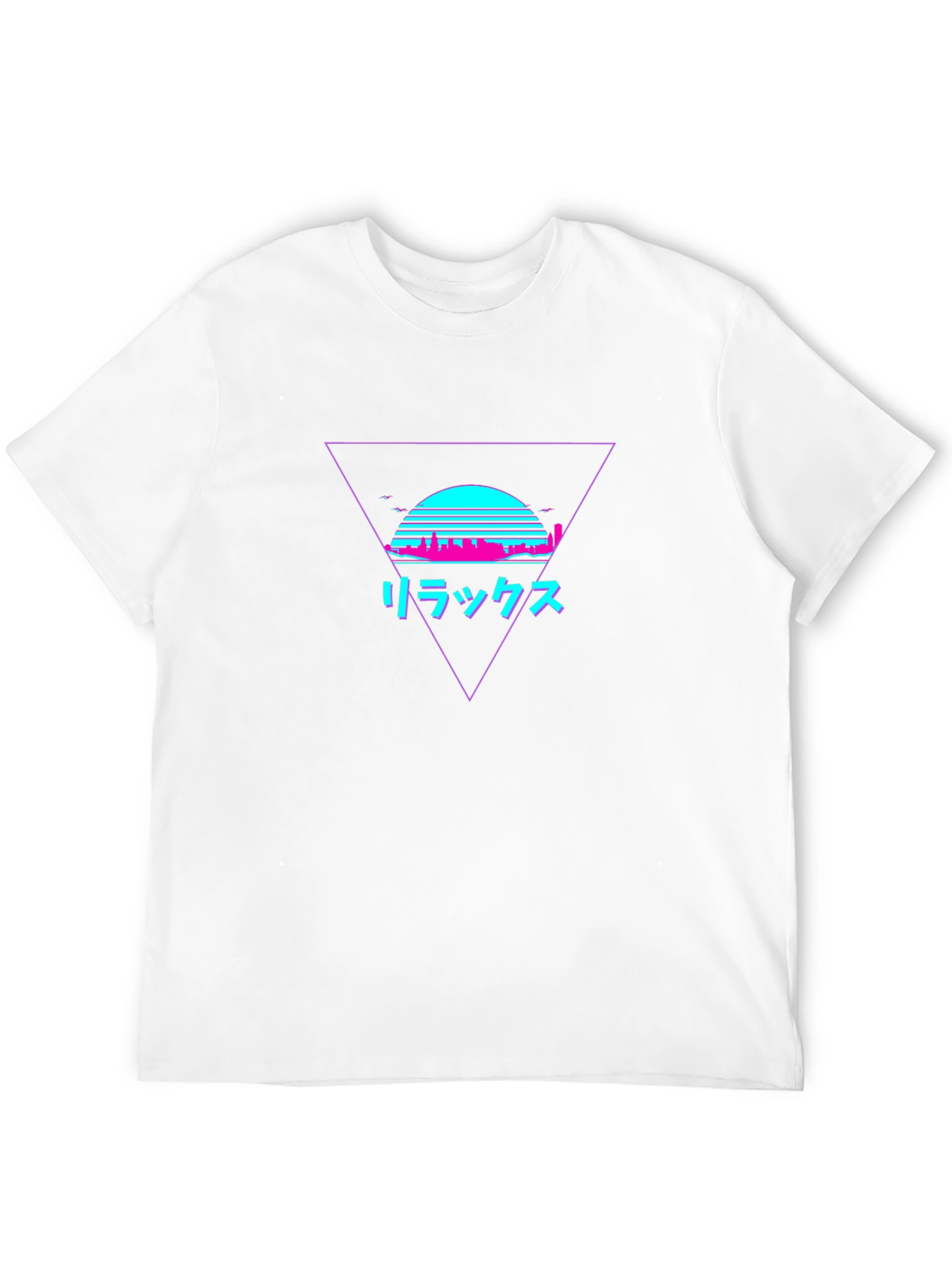 Relax Japanese Vaporwave Graphic Tee