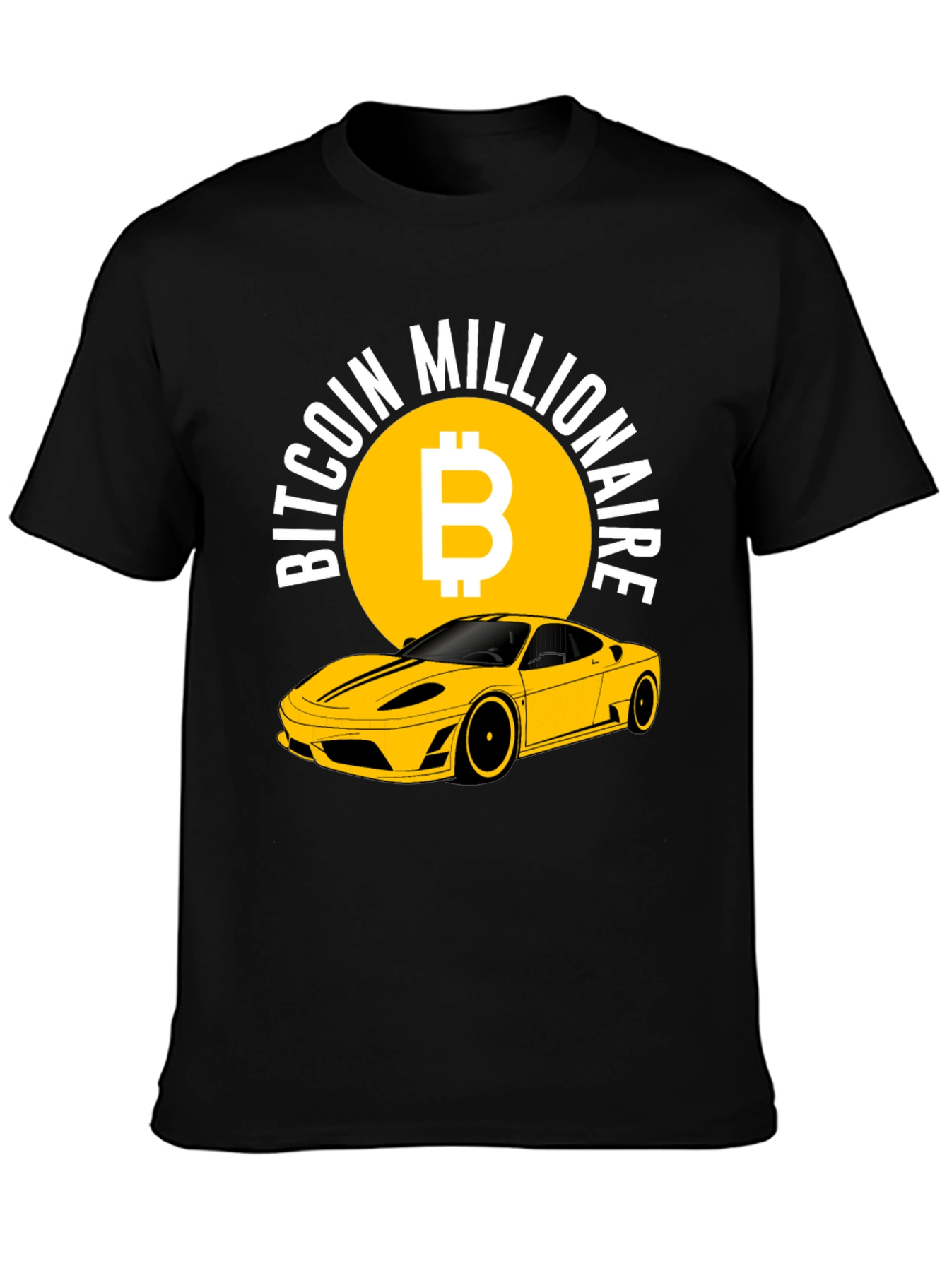 Bitcoin Millionaire Black T-Shirt