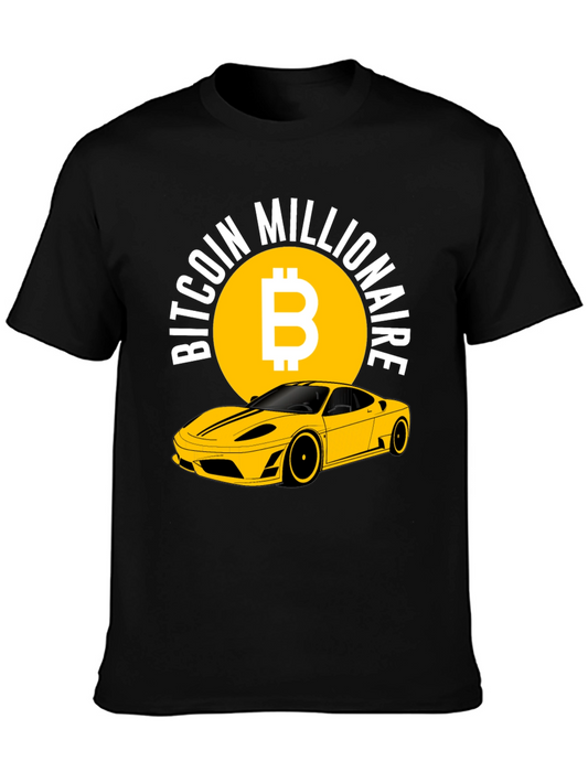 Bitcoin Millionaire Black T-Shirt